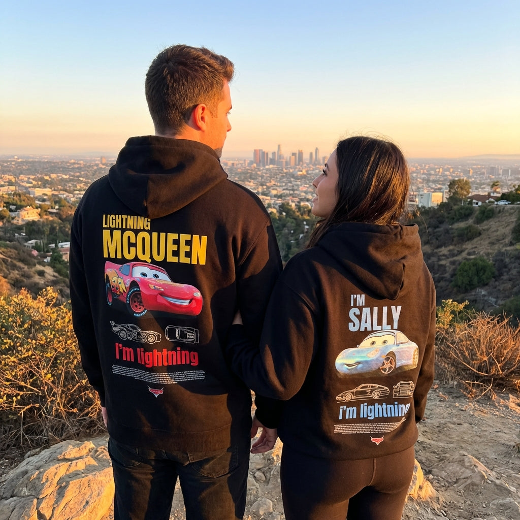 Mcqueen and Sally Hoodies