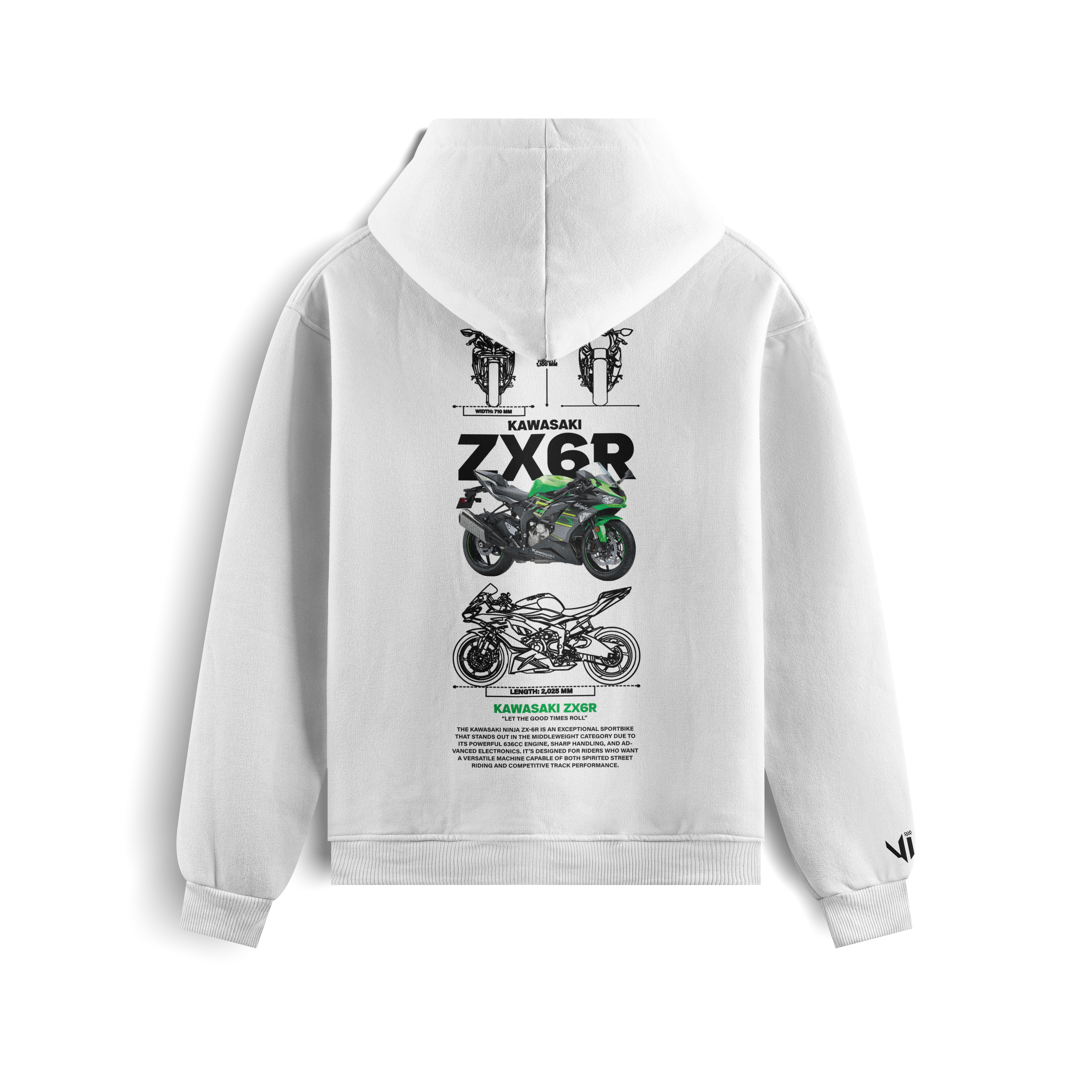 Kawasaki ZX6R Hoodie