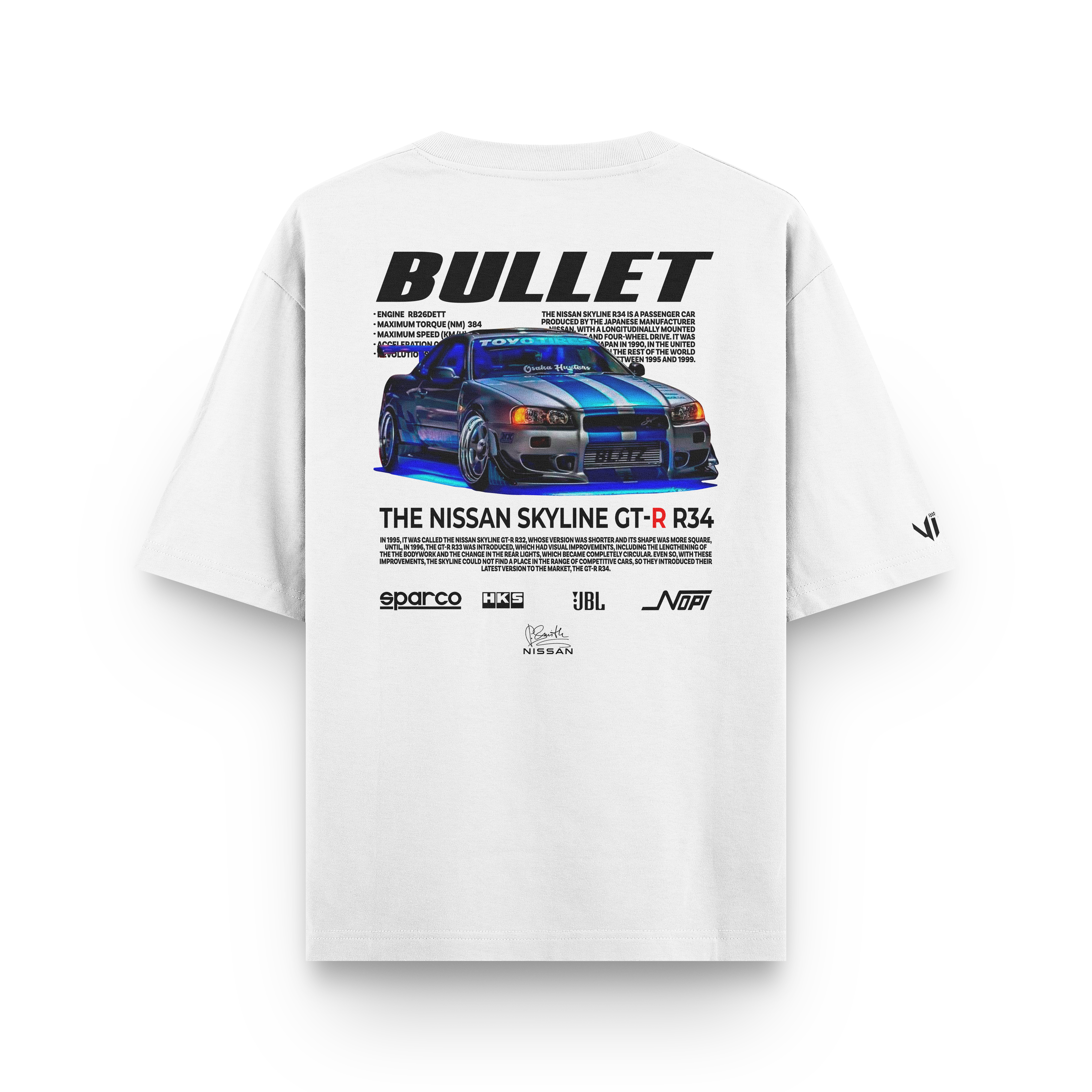 Camiseta Oversized Bullet