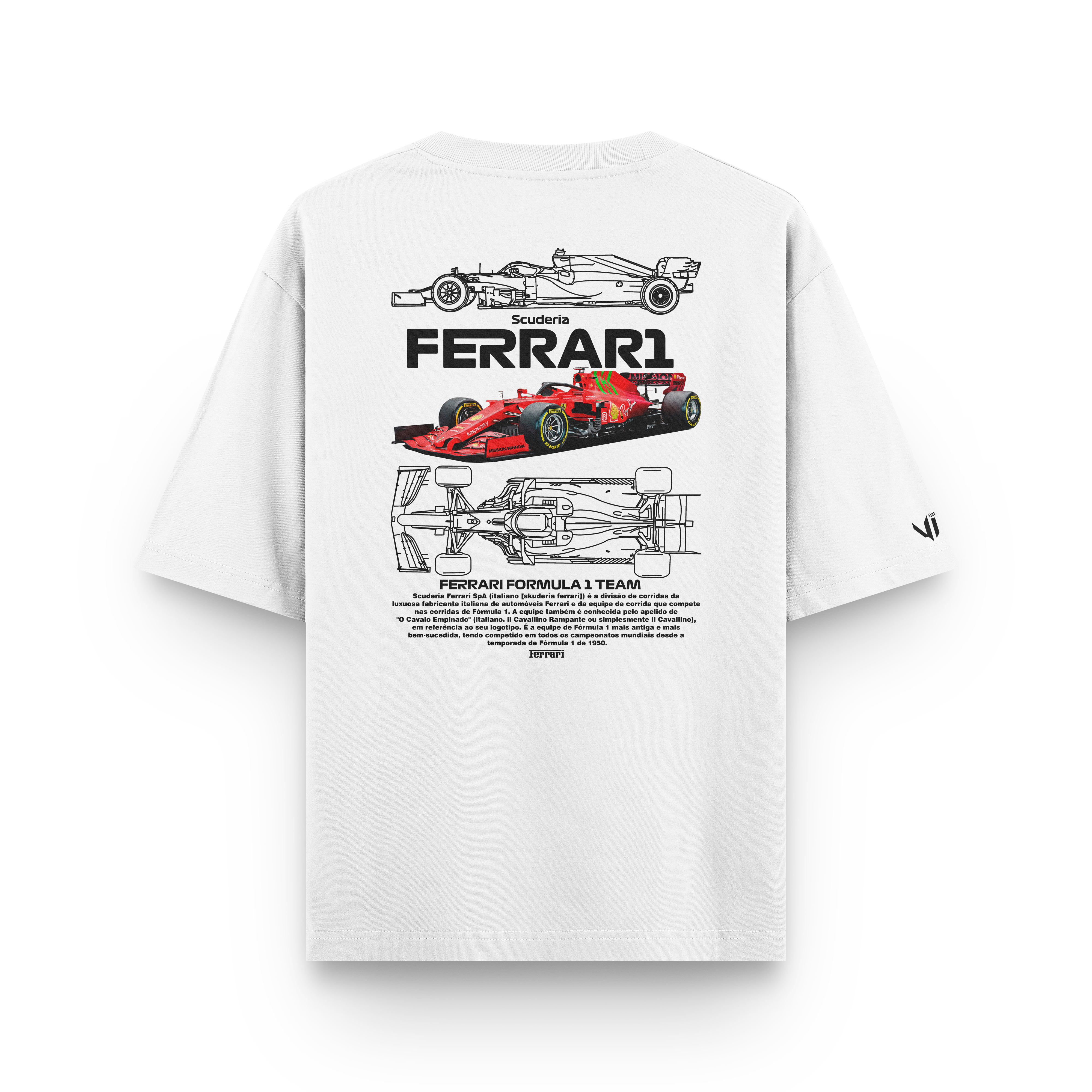 Ferrari Scuderia Oversized Tee