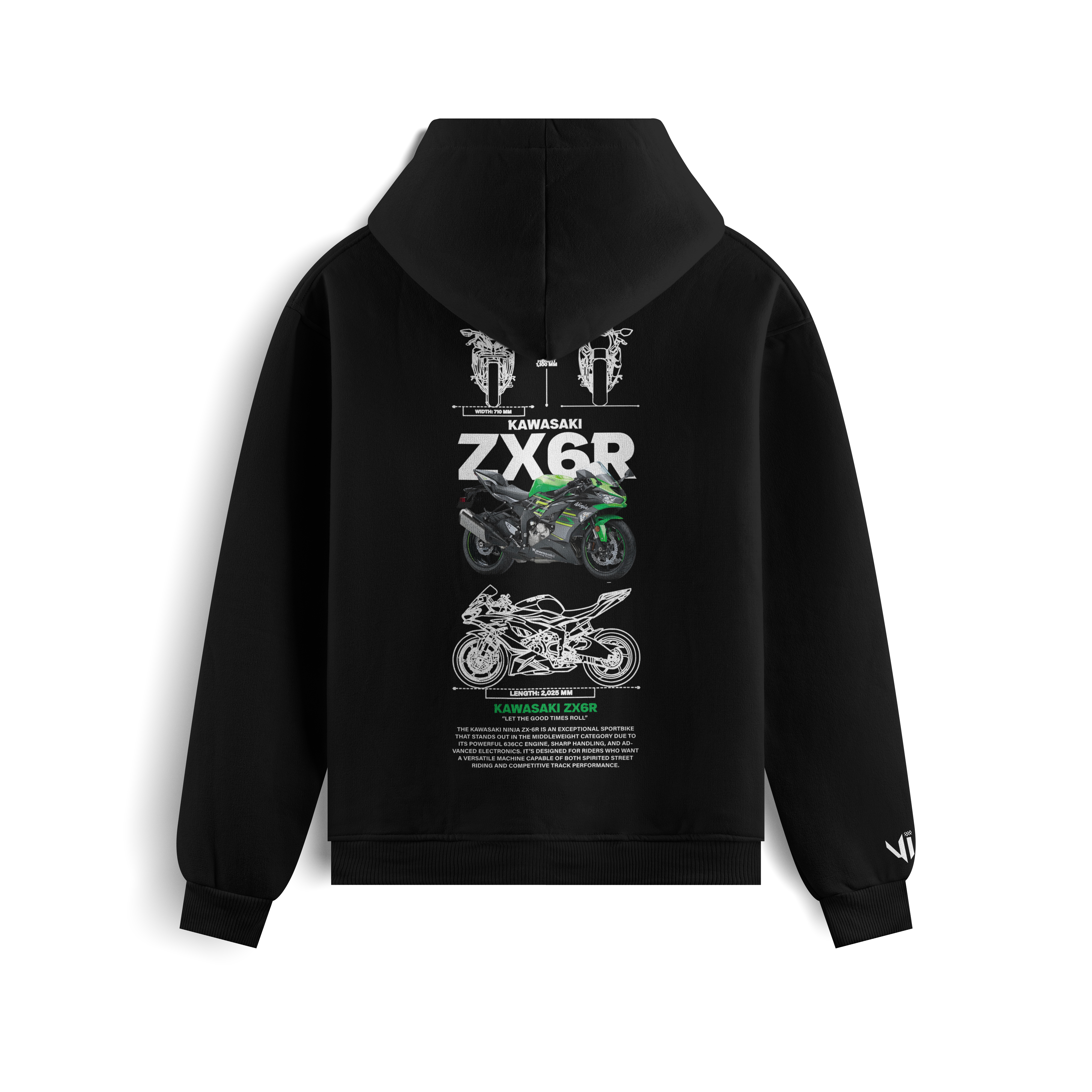 Kawasaki ZX6R Hoodie