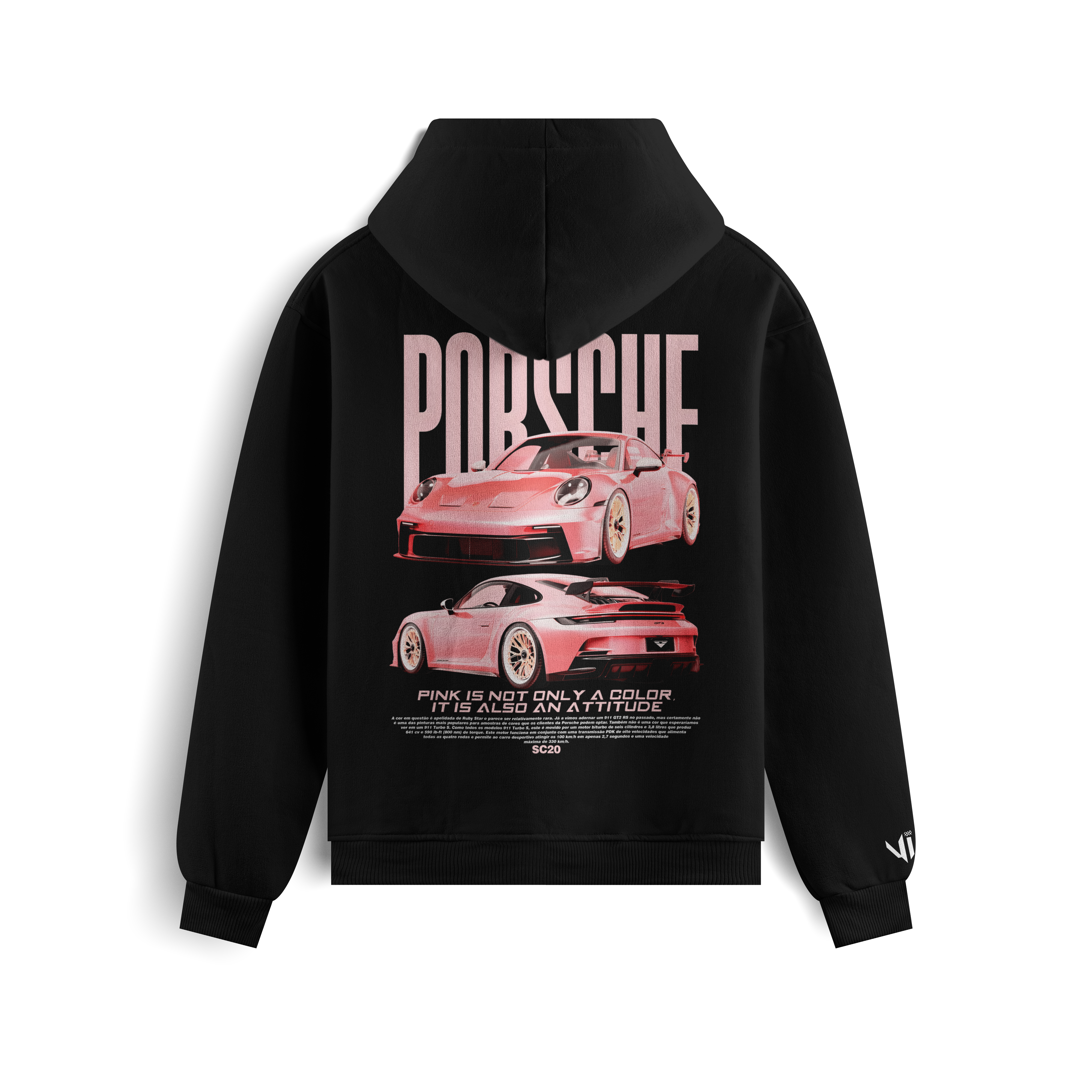 Porsche Pink Hoodie