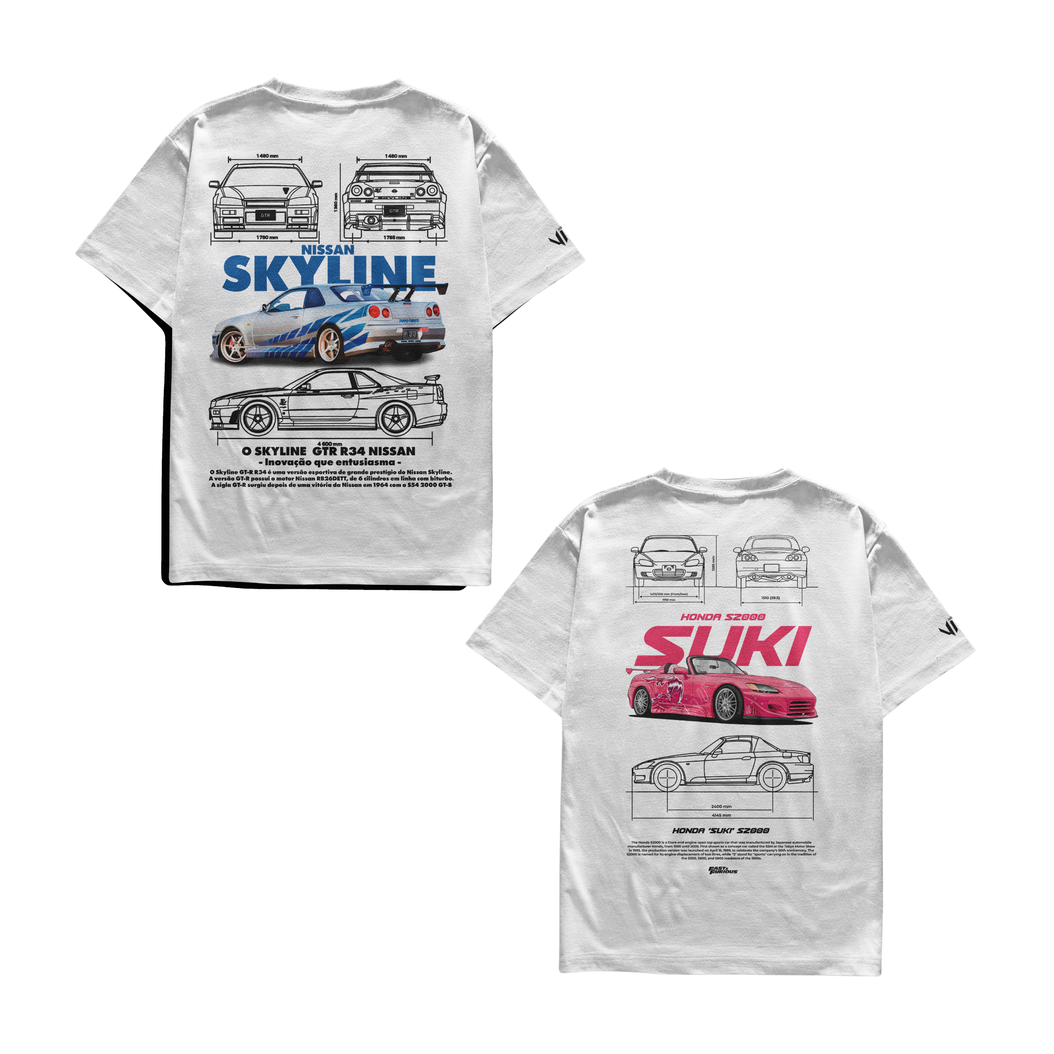 Skyline and Suki S2000 T-Shirts