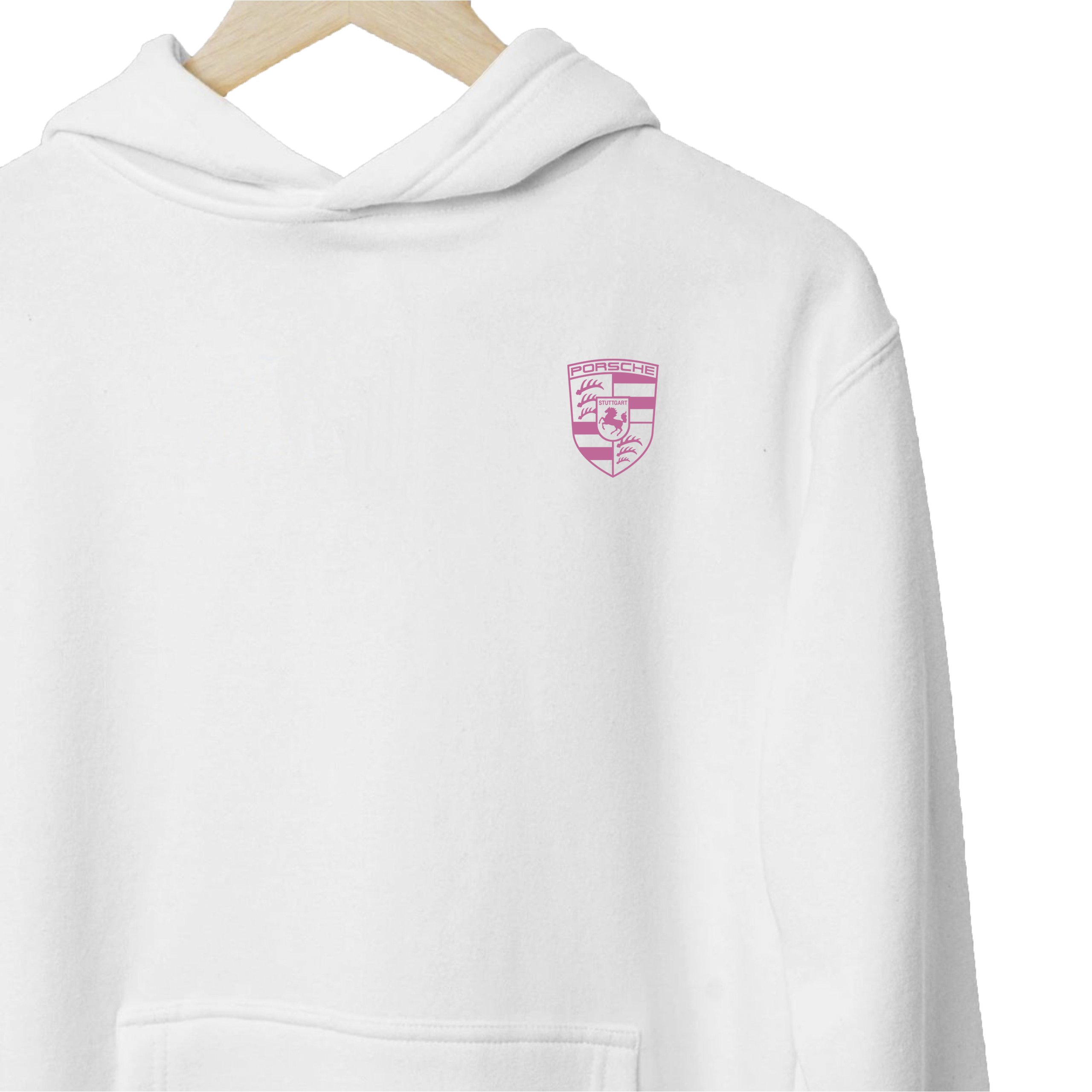 Porsche Green and Porsche Pink Sttugart Hoodies