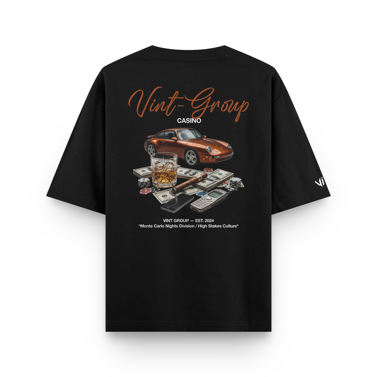 Vint Casino Oversized T-Shirt
