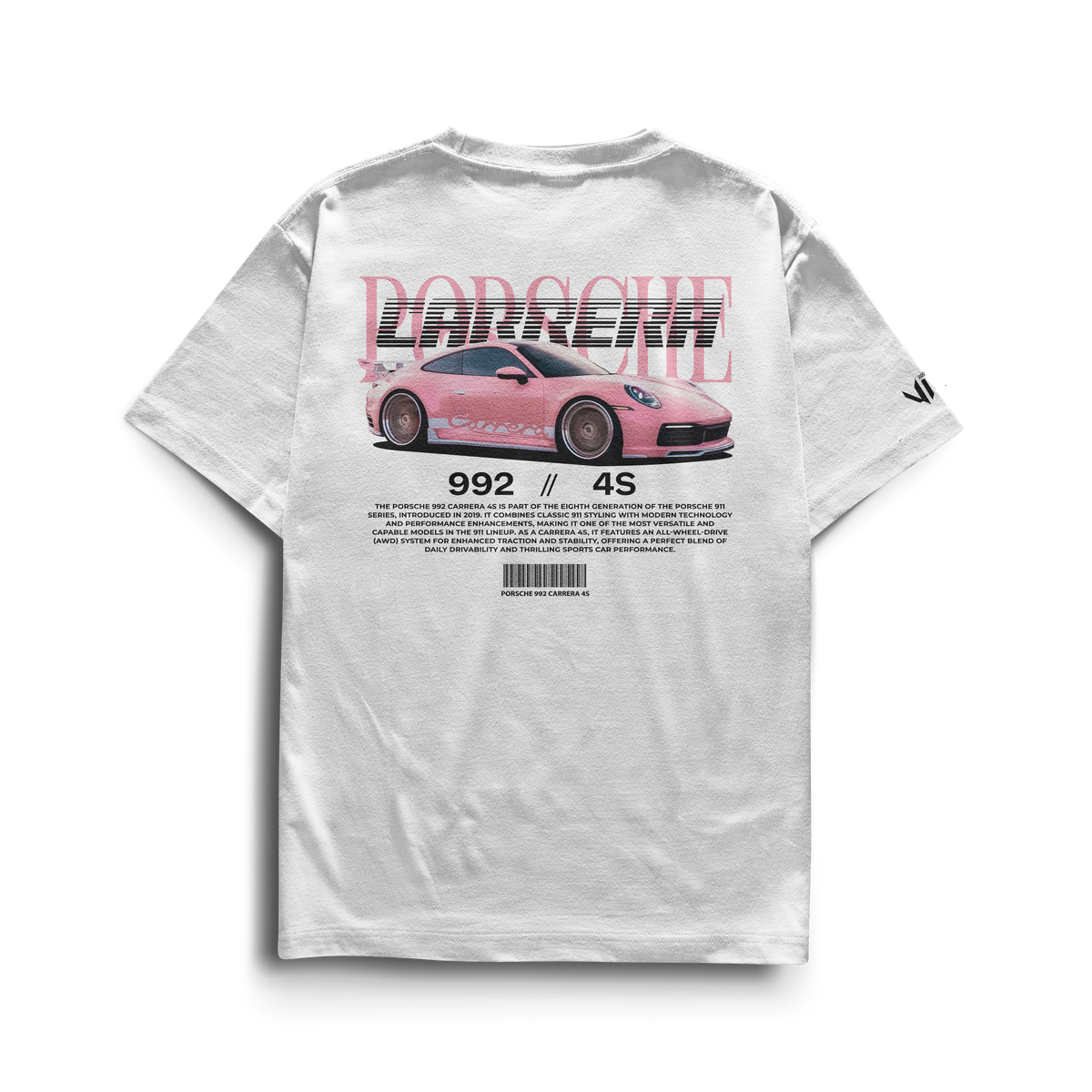 Porsche Carrera Pink T-Shirt