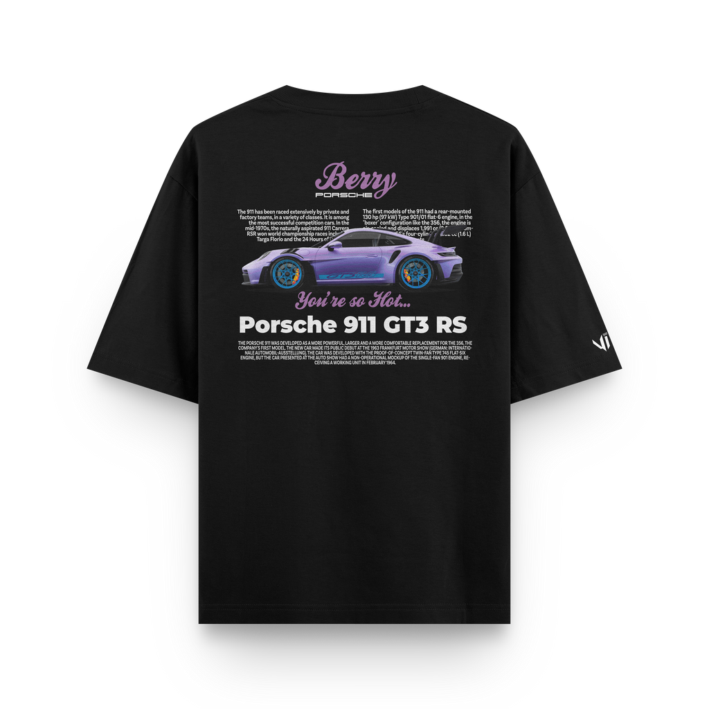 Porsche Berry Oversized T-Shirt