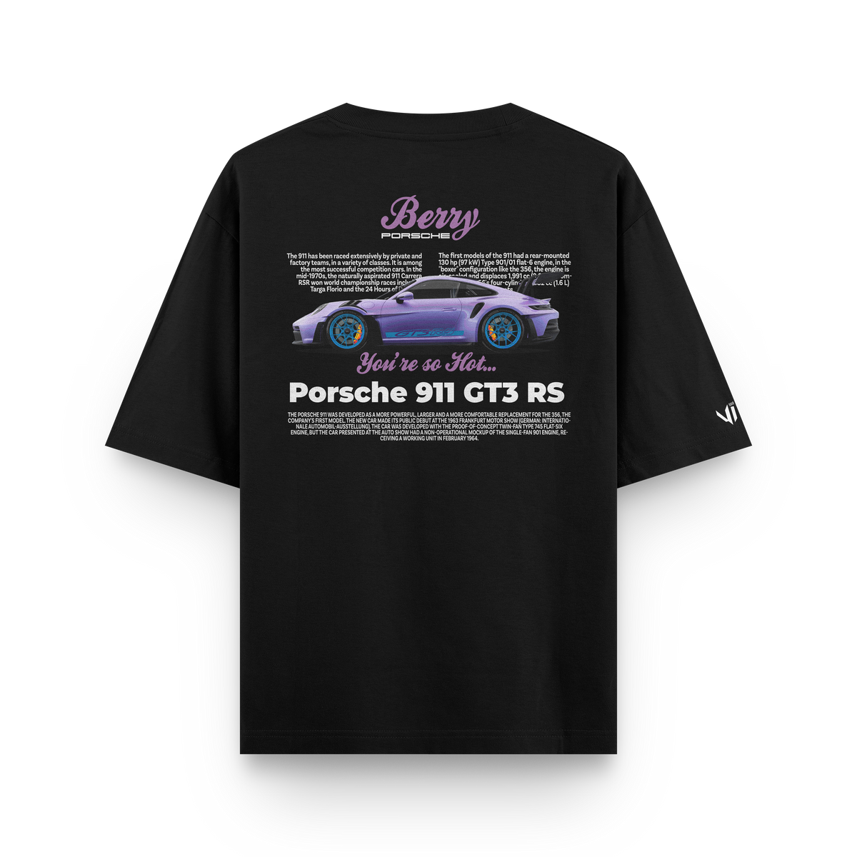 Porsche Berry Oversized T-Shirt