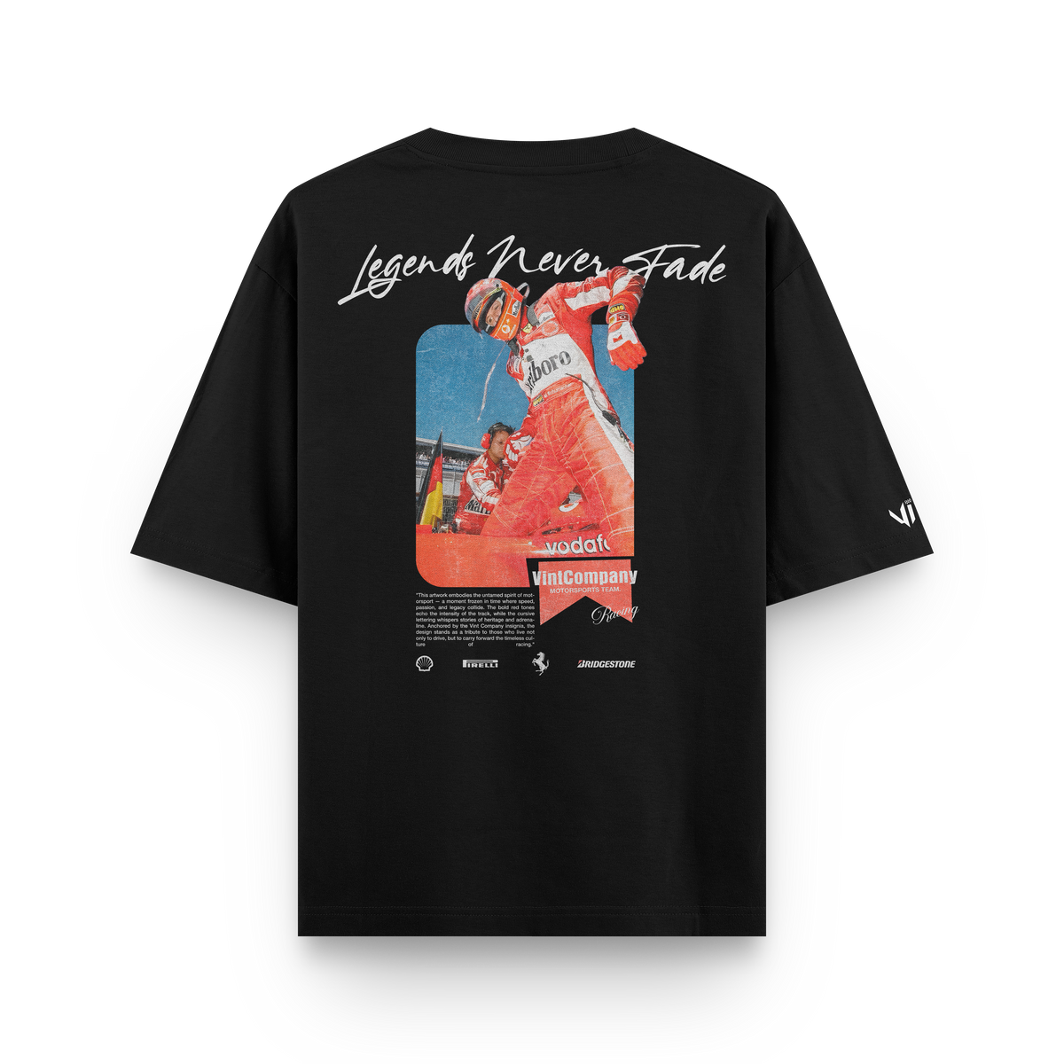 Legends Never Fade Oversized T-Shirt