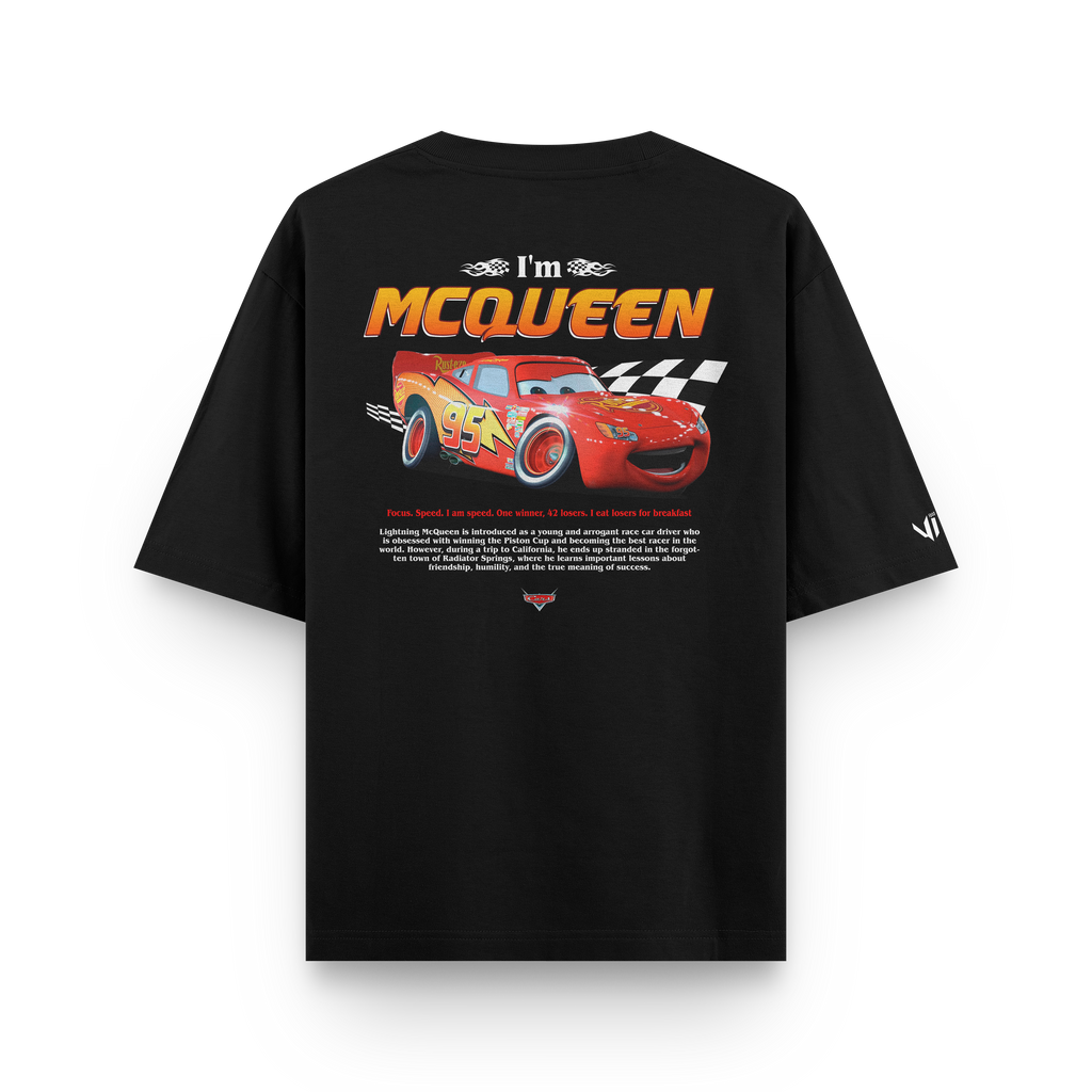 I'm McQueen Cars Oversized T-Shirt