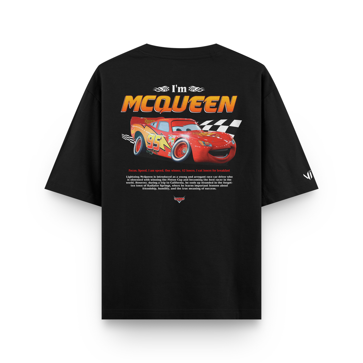 I'm McQueen Cars Oversized T-Shirt