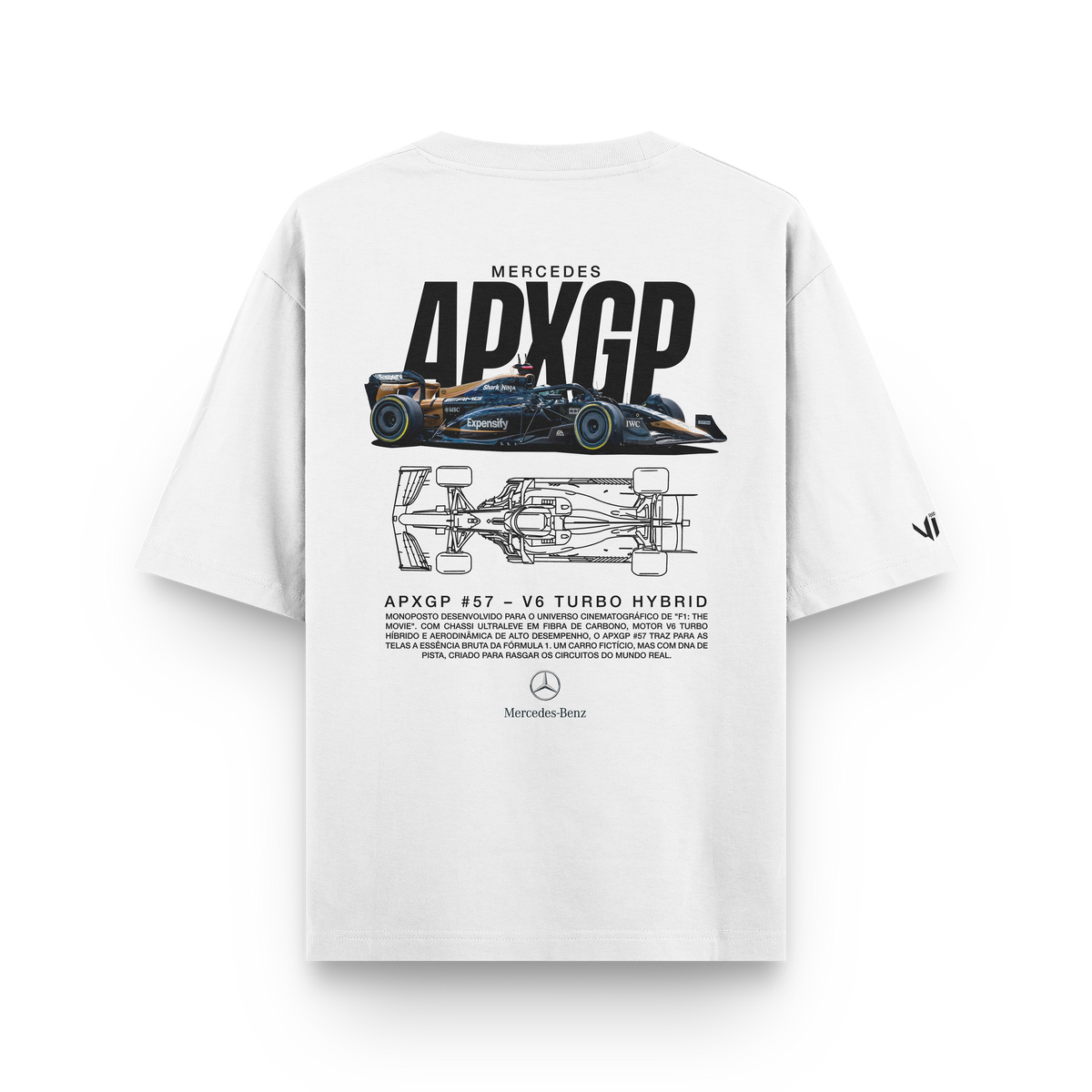 APXGP Mercedes F1 Oversized T-Shirt