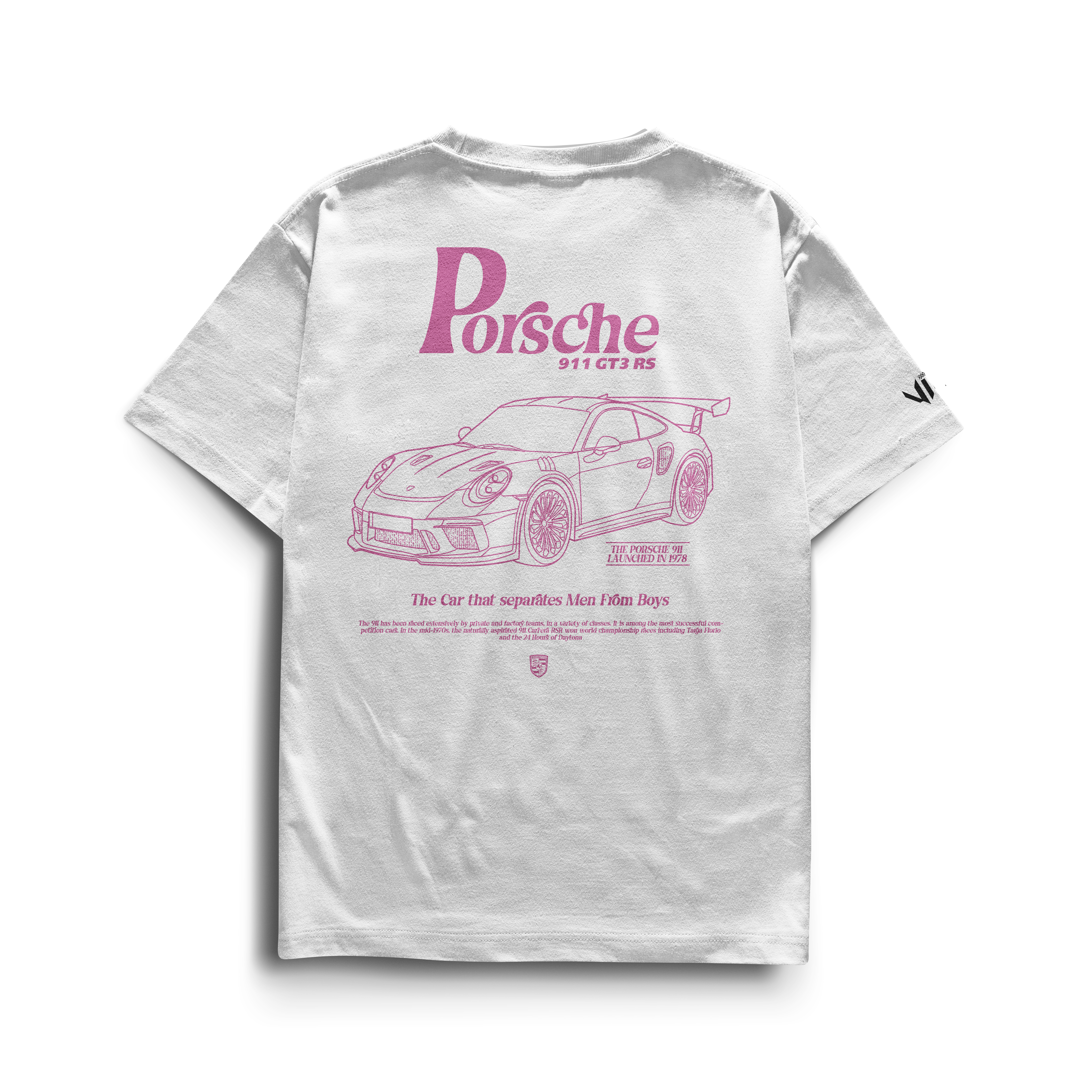 Camiseta Porsche Pink Sttugart