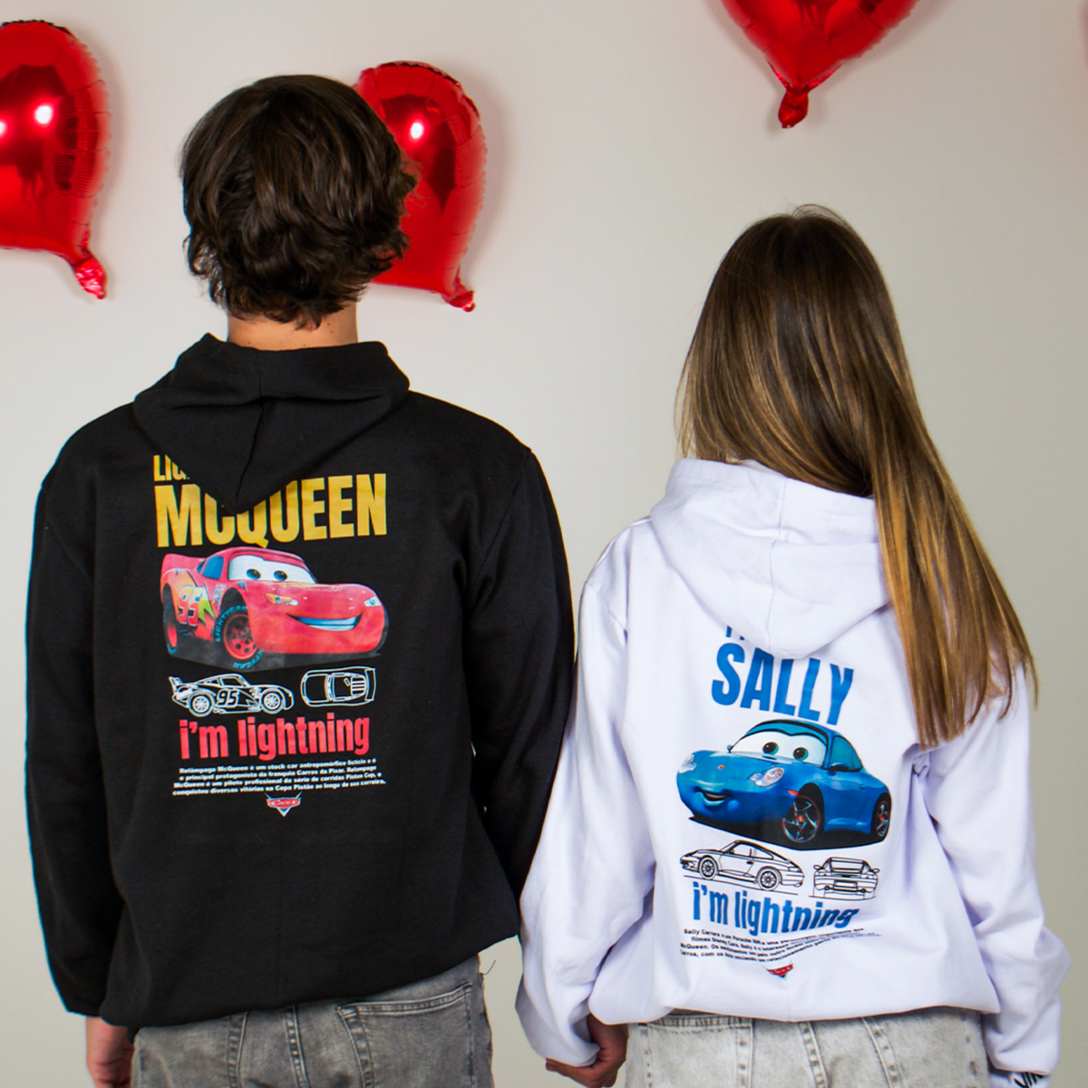 Mcqueen and Sally Couple's Sweatshirt