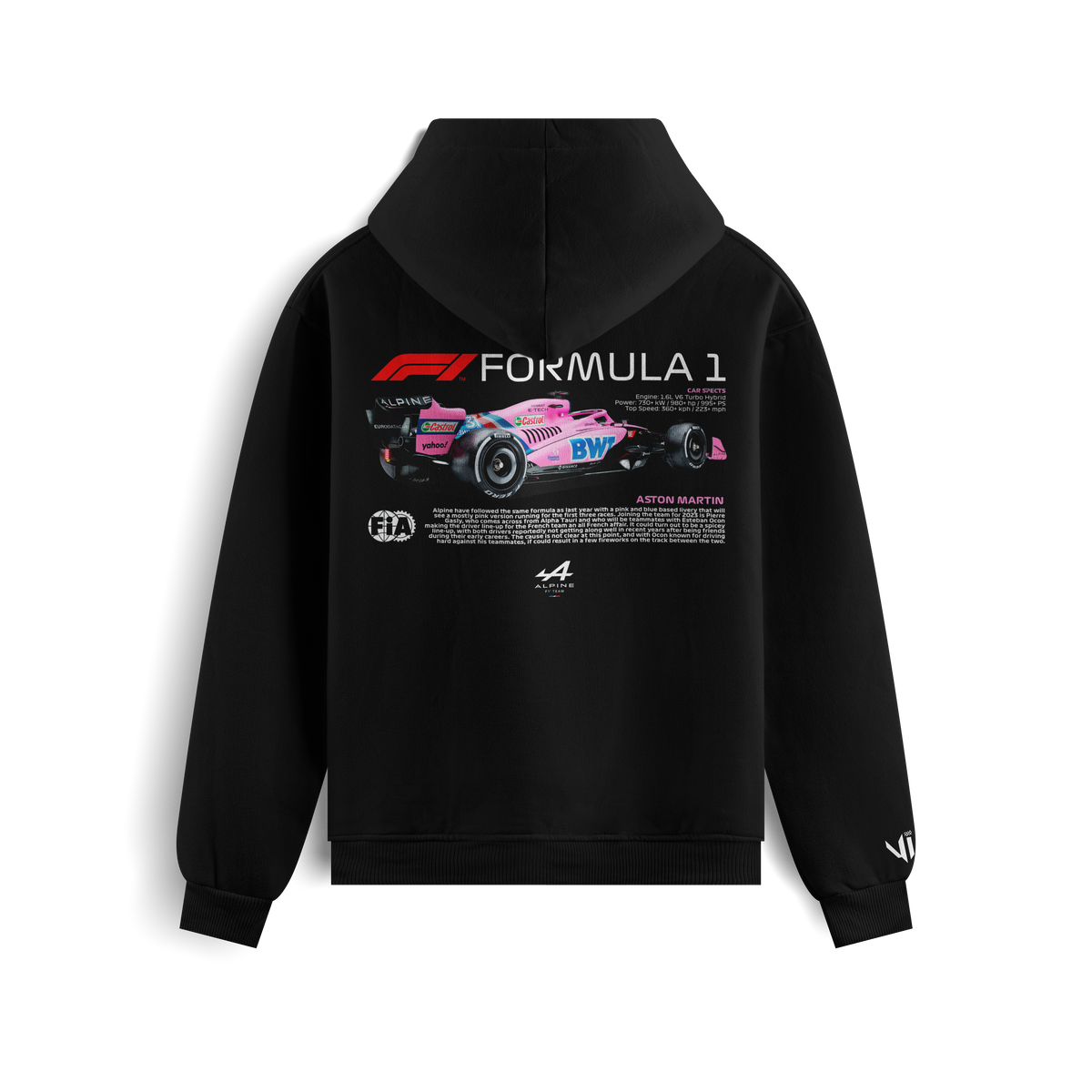Aston Martin F1 Pink Sweatshirt