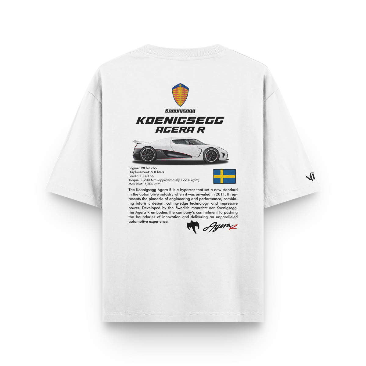 Koenigsegg Agera R Oversized T-Shirt
