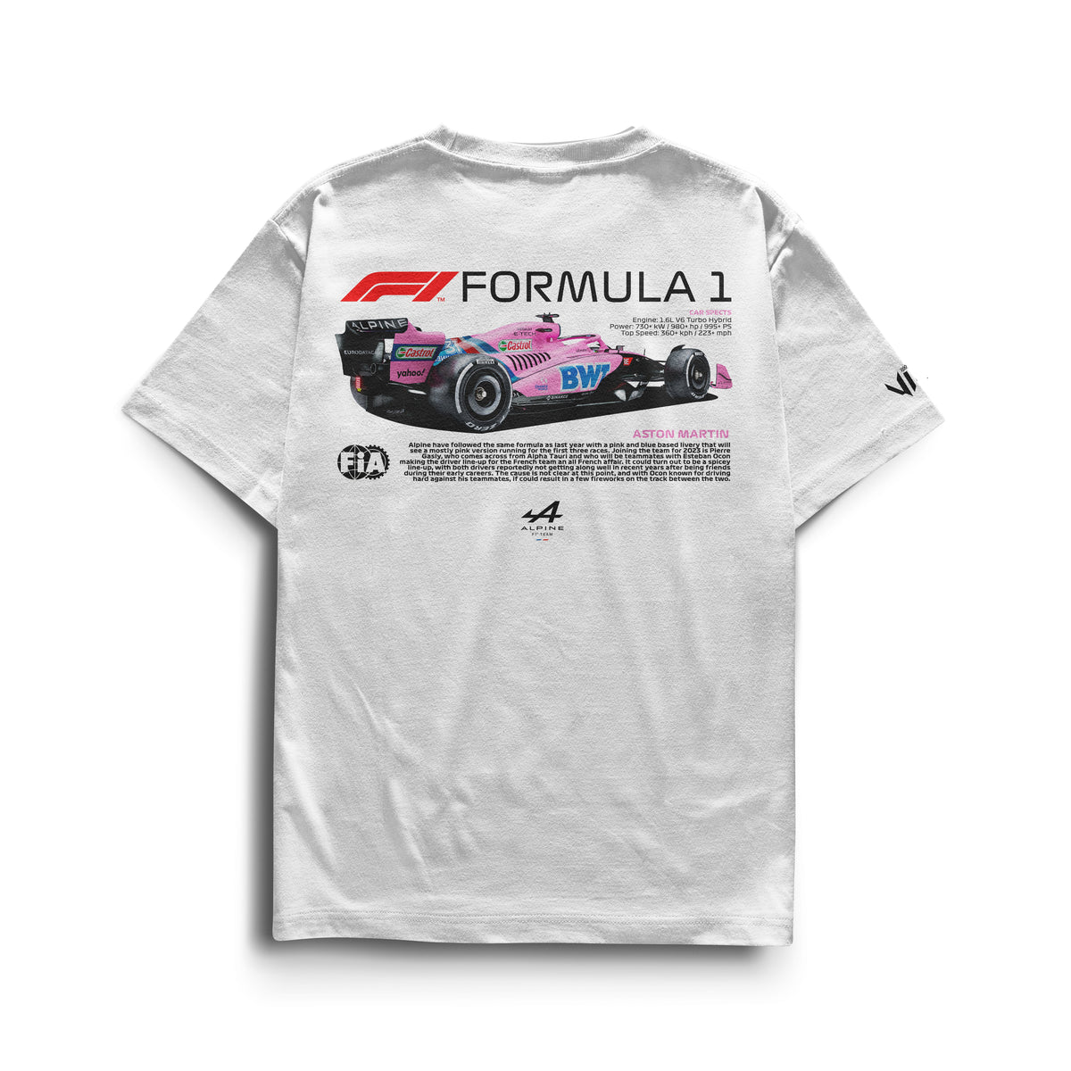 Aston Martin F1 Pink T-Shirt