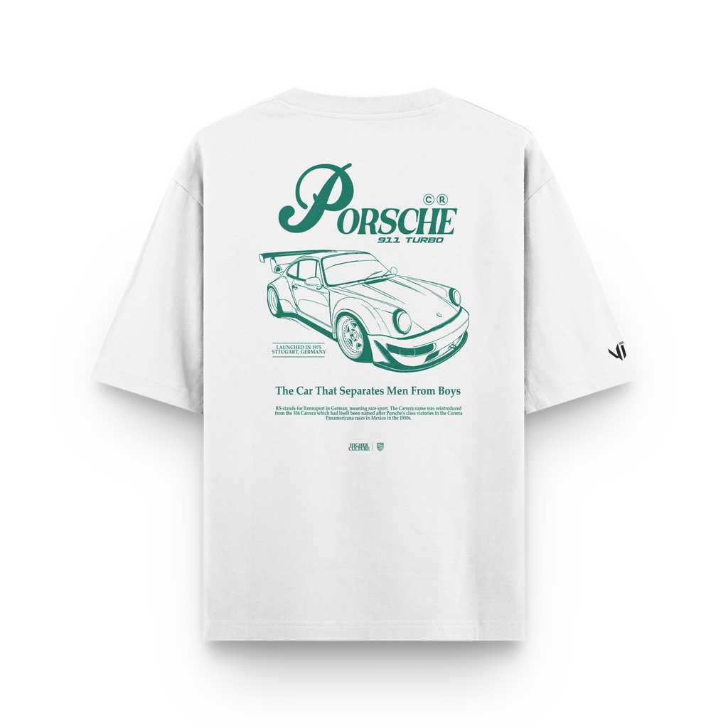 Porsche Green Sttugart Oversized T-Shirt