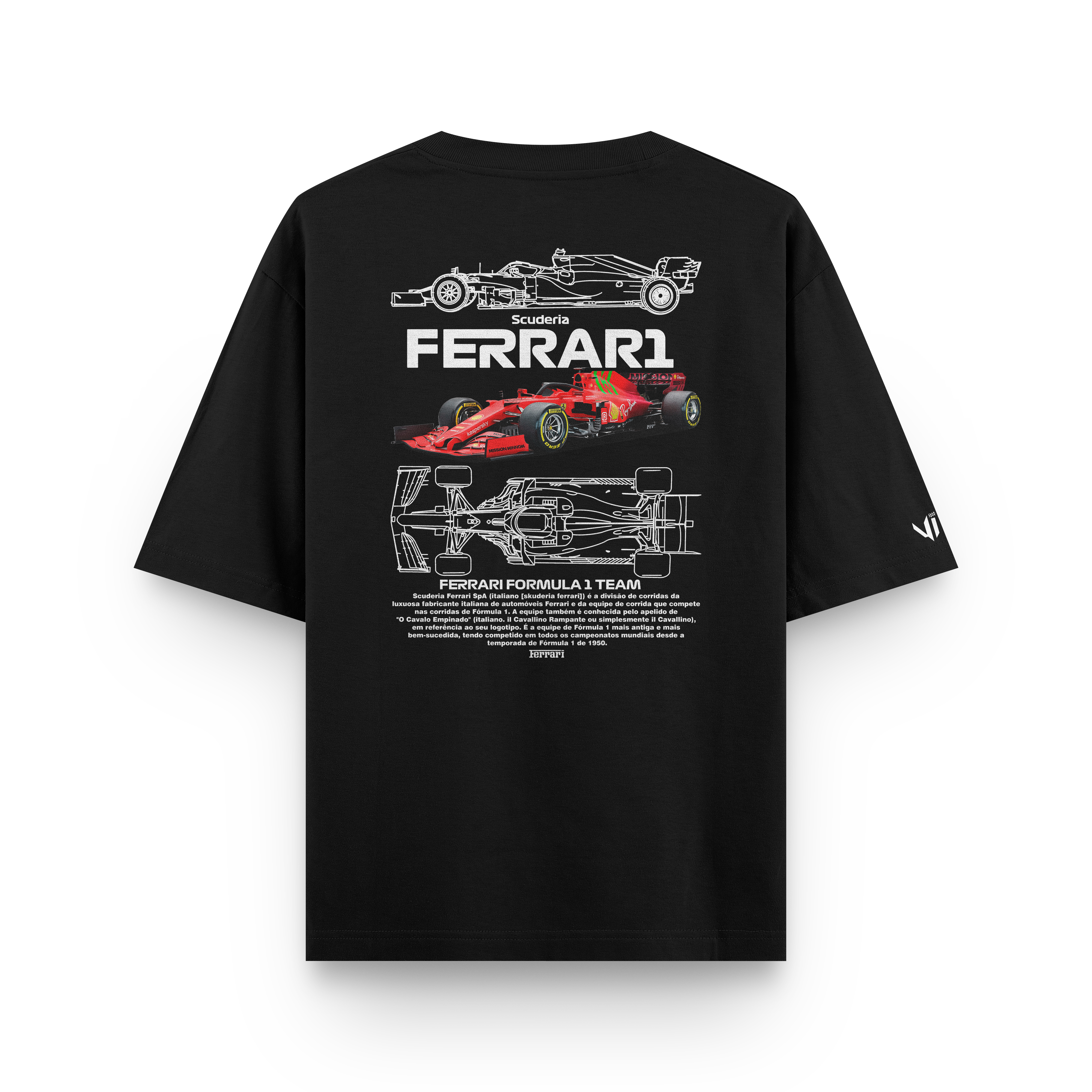 Ferrari Scuderia Oversized Tee
