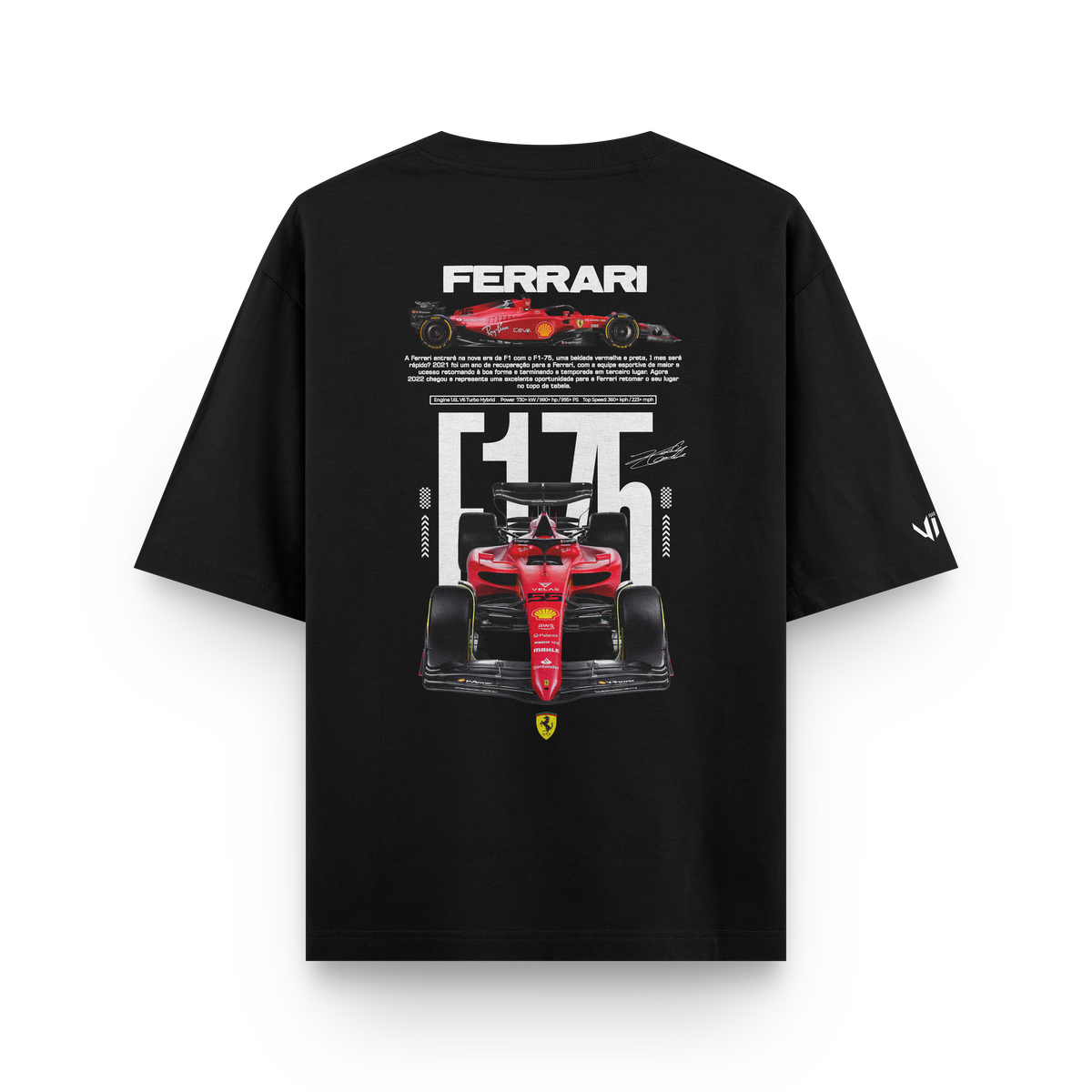 Ferrari 175 F1 Oversized T-Shirt