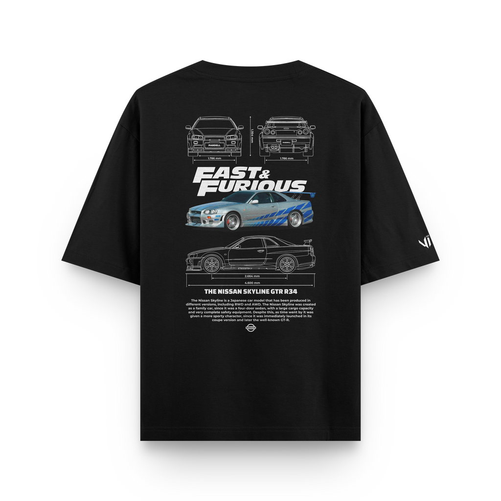Fast and Furious Oversized T-Shirt
