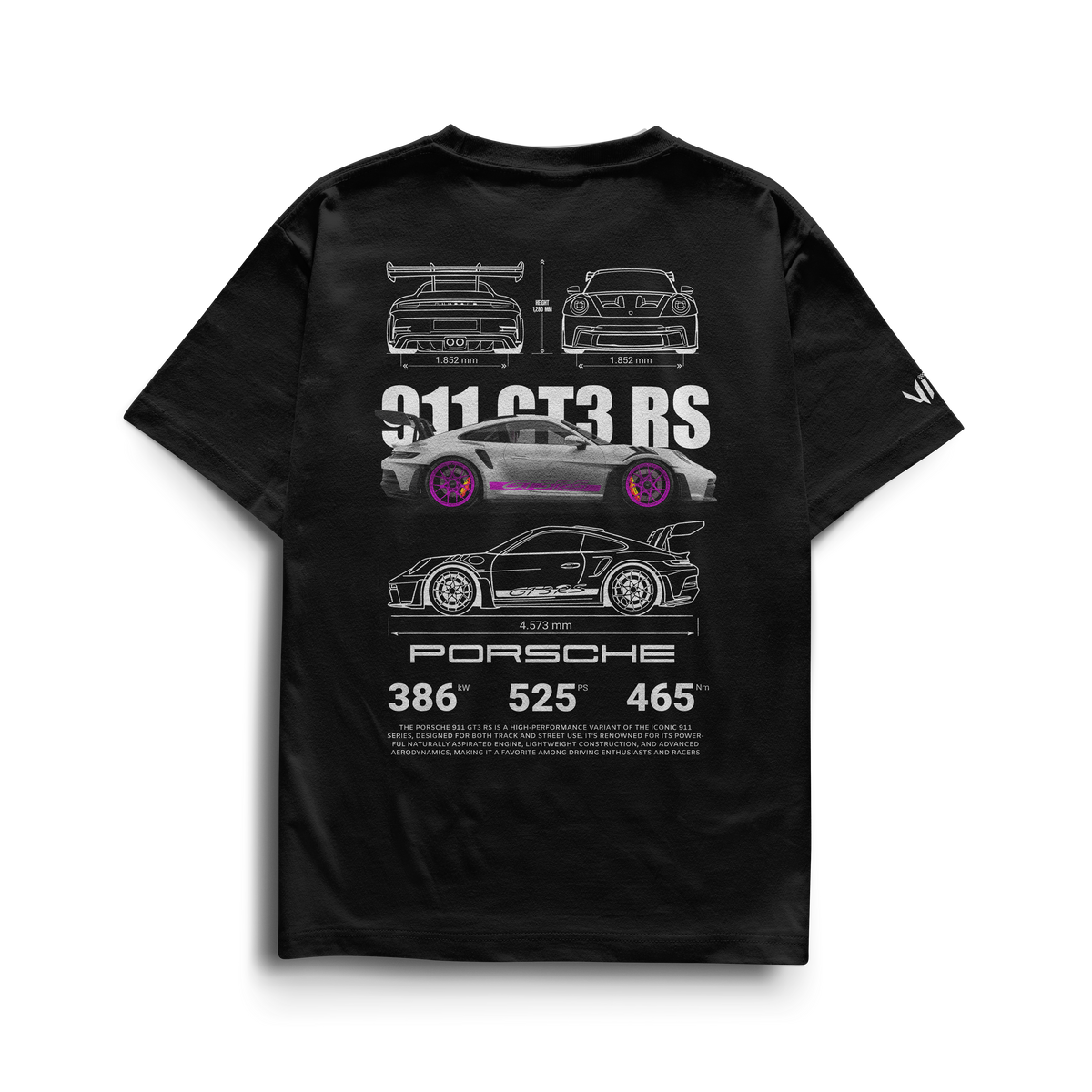 Porsche GT3rs Pink T-Shirt