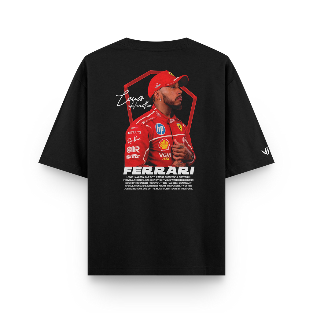 Lewis Hamilton Ferrari Oversized T-Shirt