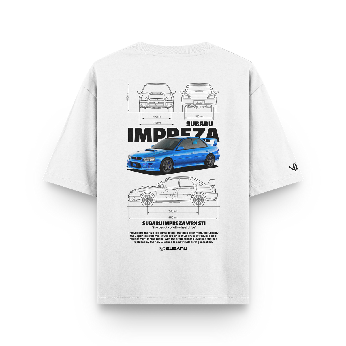 Subaru Impreza Oversized T-Shirt