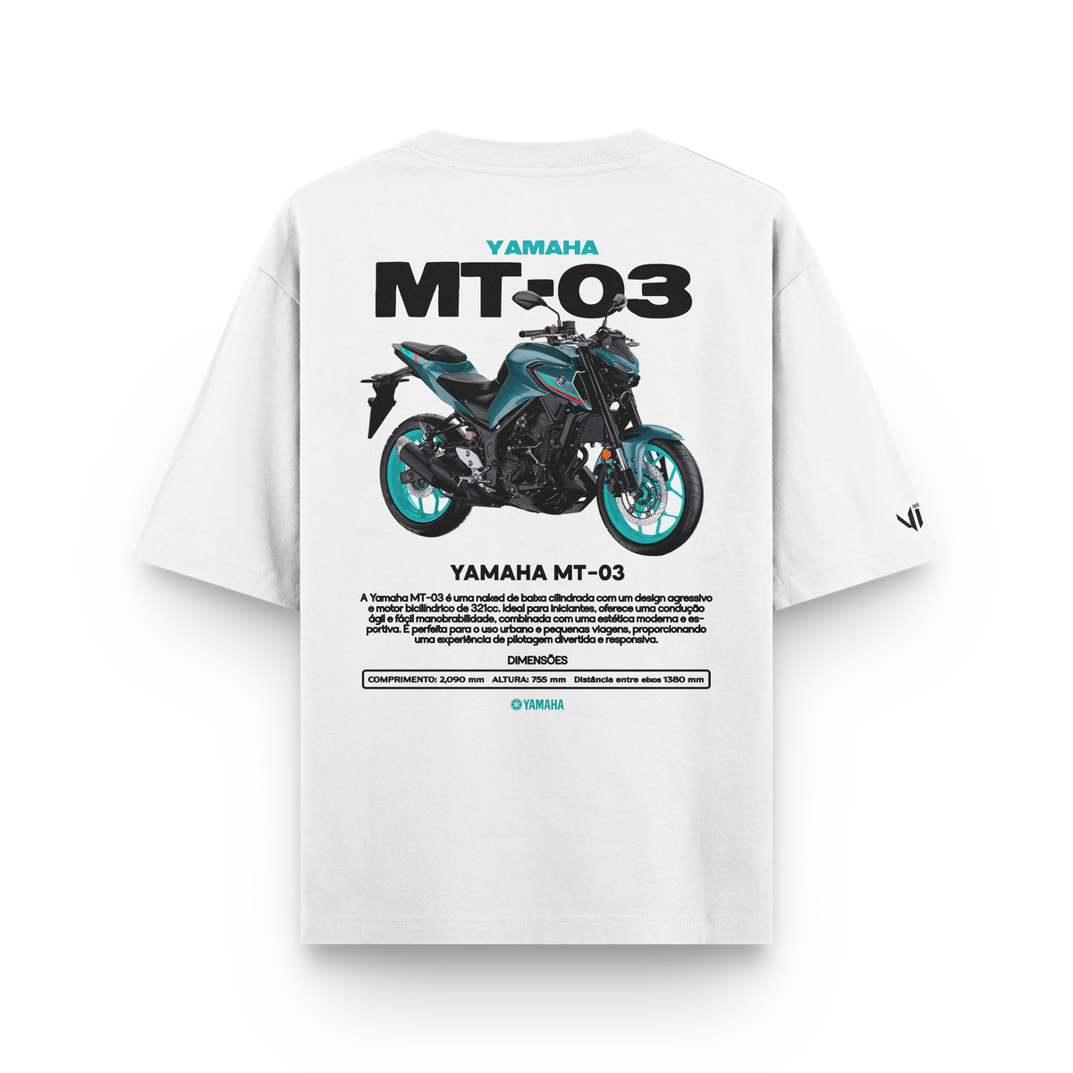 Yamaha MT03 Oversized T-Shirt