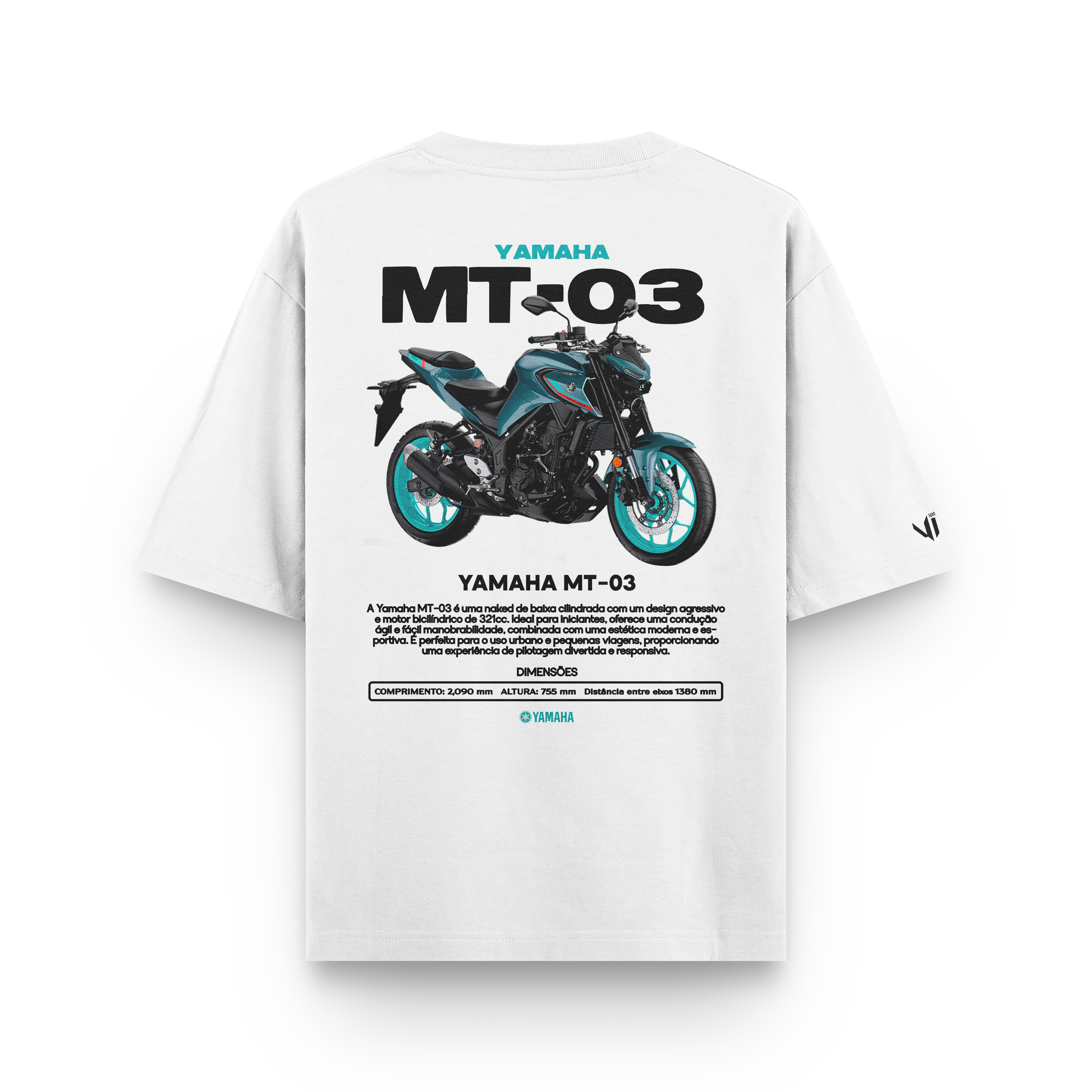 Yamaha MT03 Oversized Tee