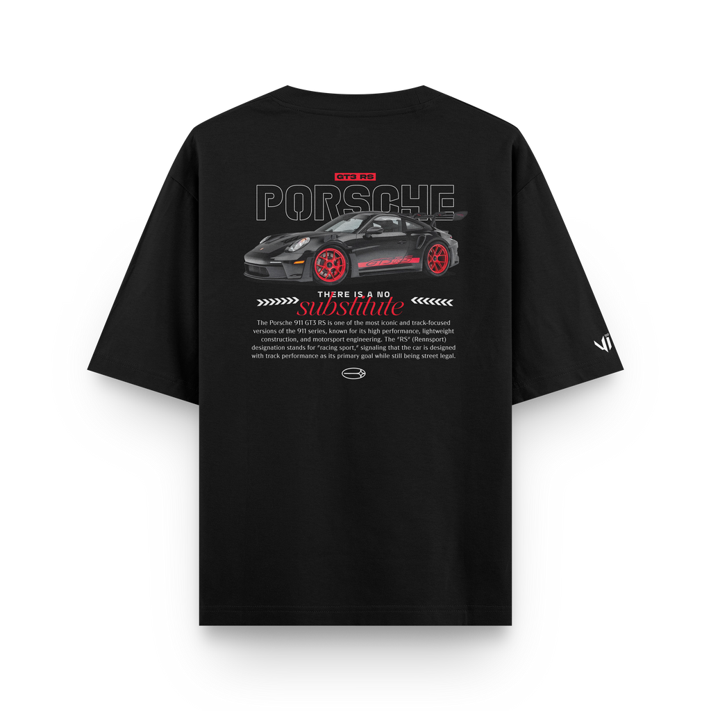Porsche No Substitute Oversized T-Shirt