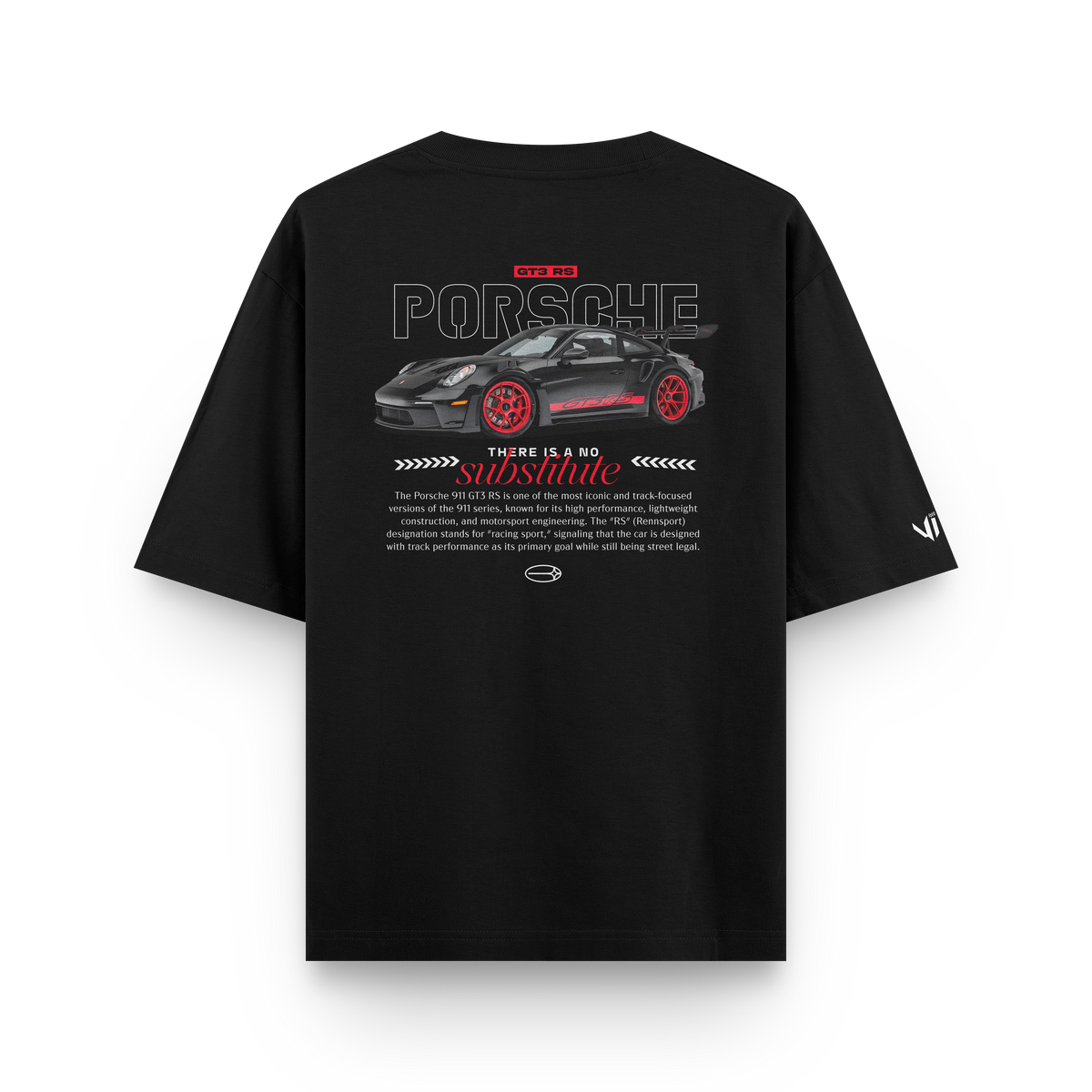 Porsche No Substitute Oversized T-Shirt