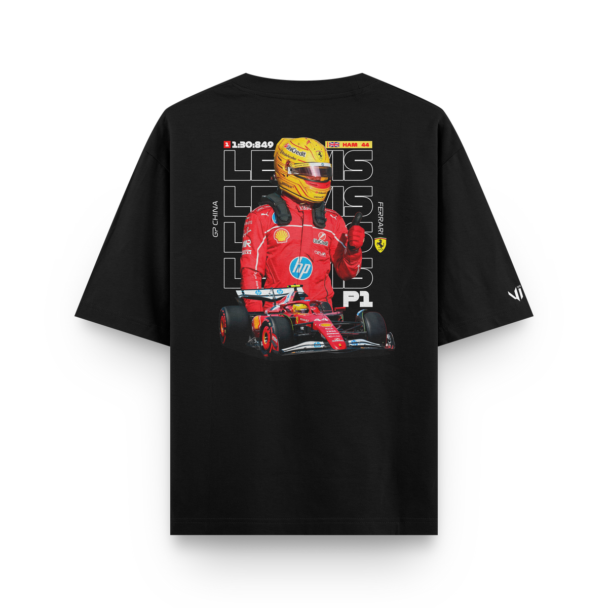 Lewis Hamilton P1 Oversized T-Shirt