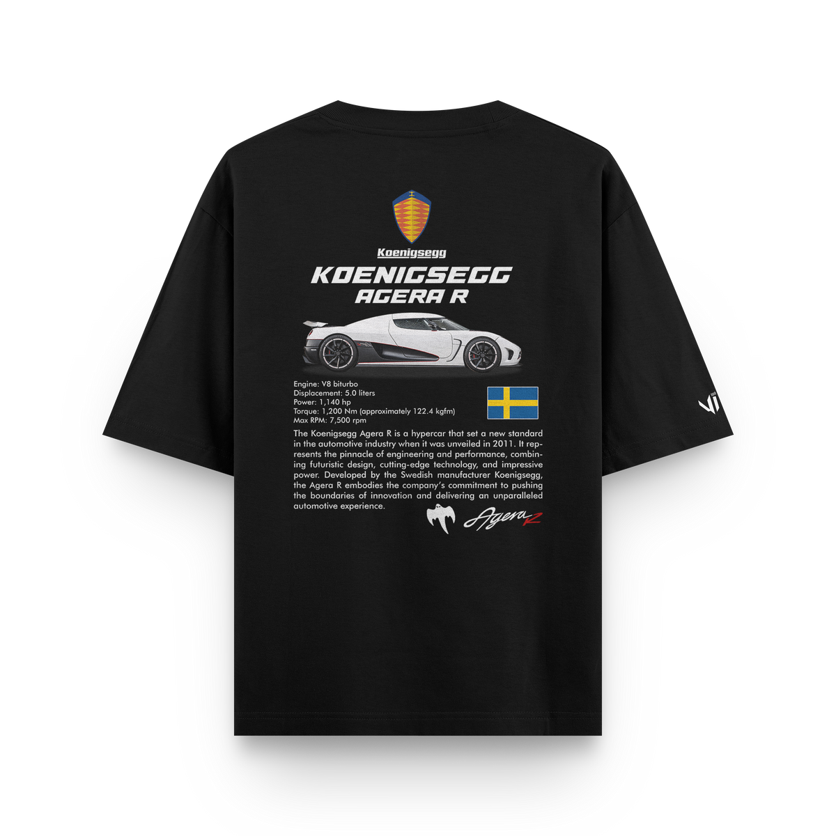 Koenigsegg Agera R Oversized T-Shirt