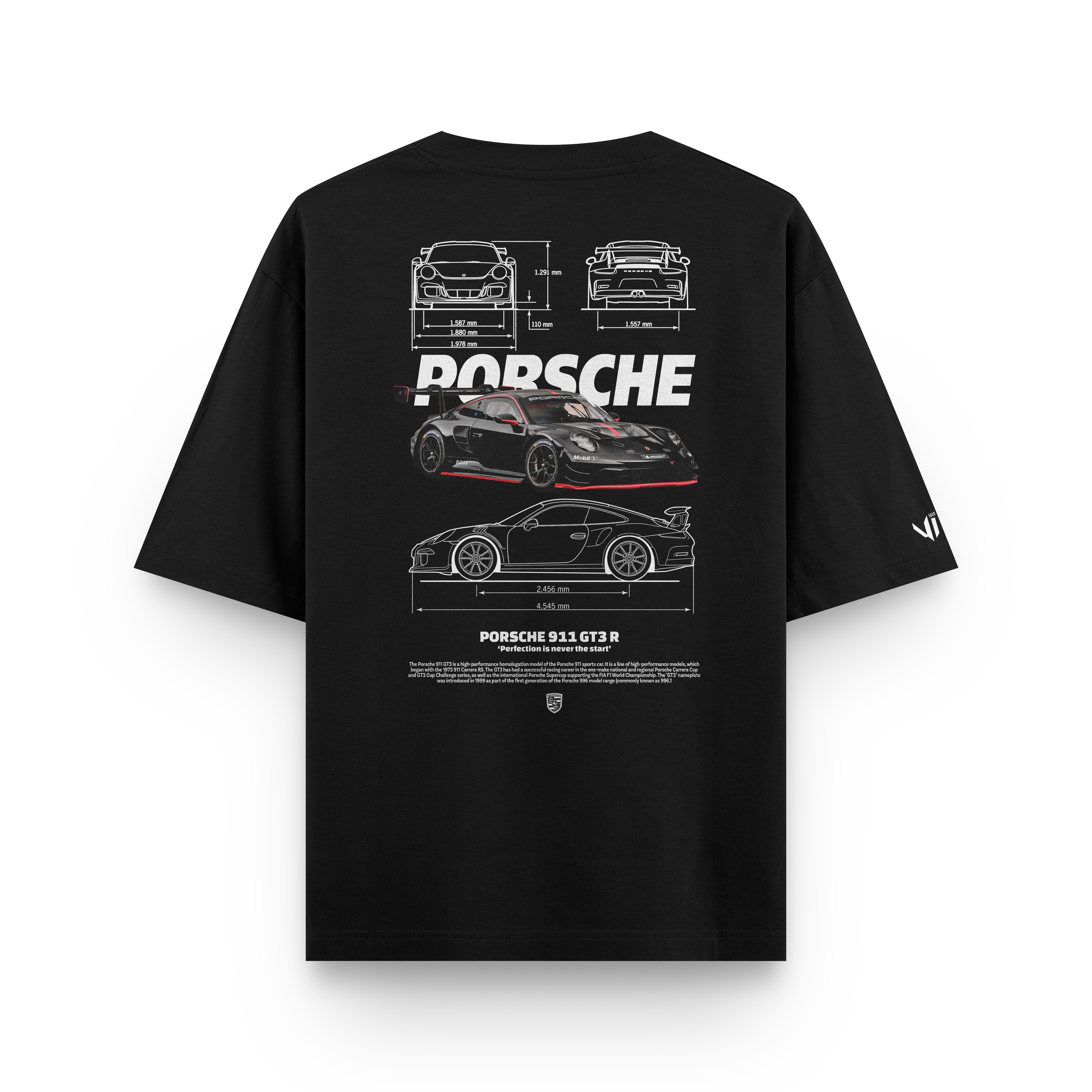 Camiseta Oversized Porsche GT3 RS