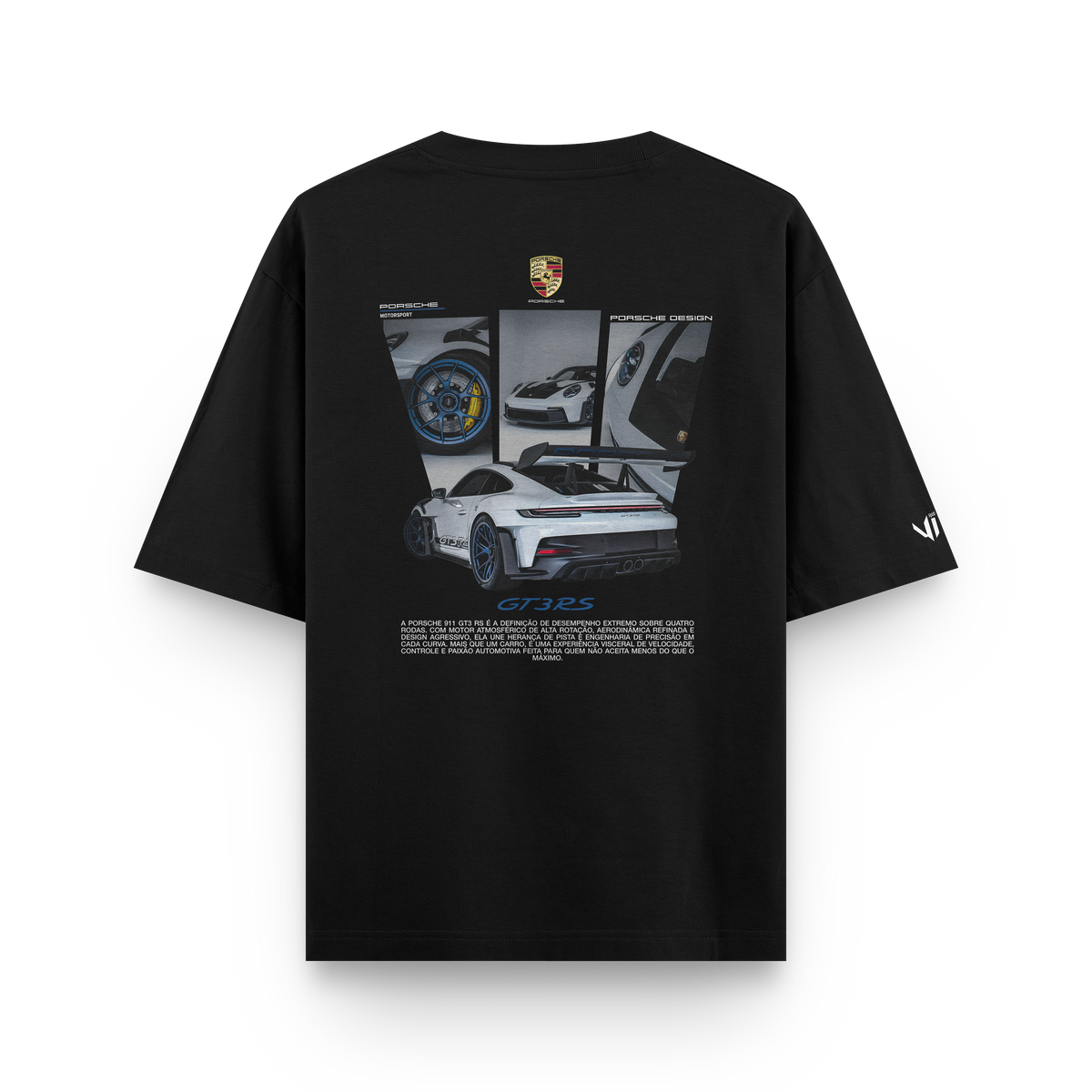 Porsche Blue GT3RS Oversized T-Shirt
