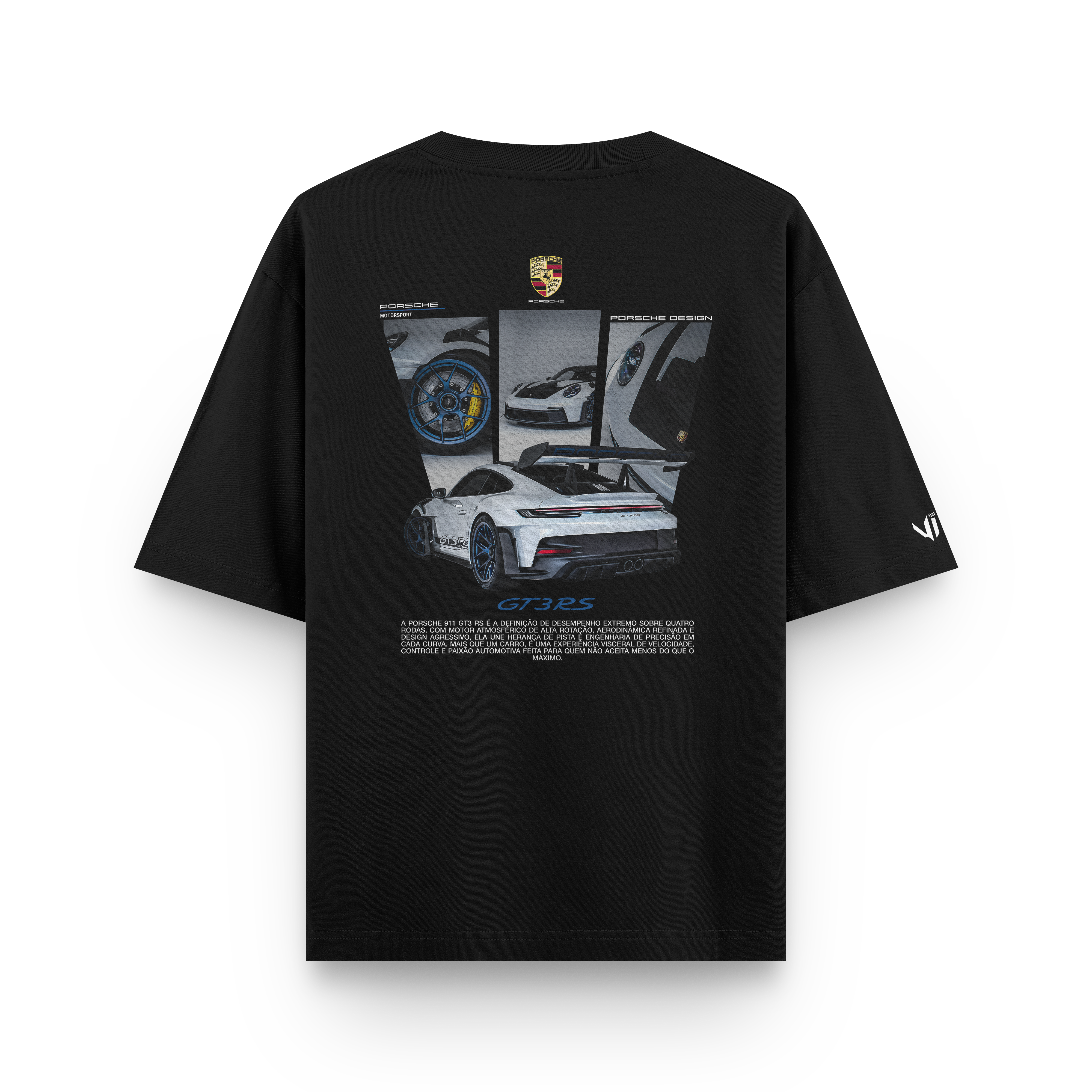 Camiseta Oversized Porsche Blue GT3rs