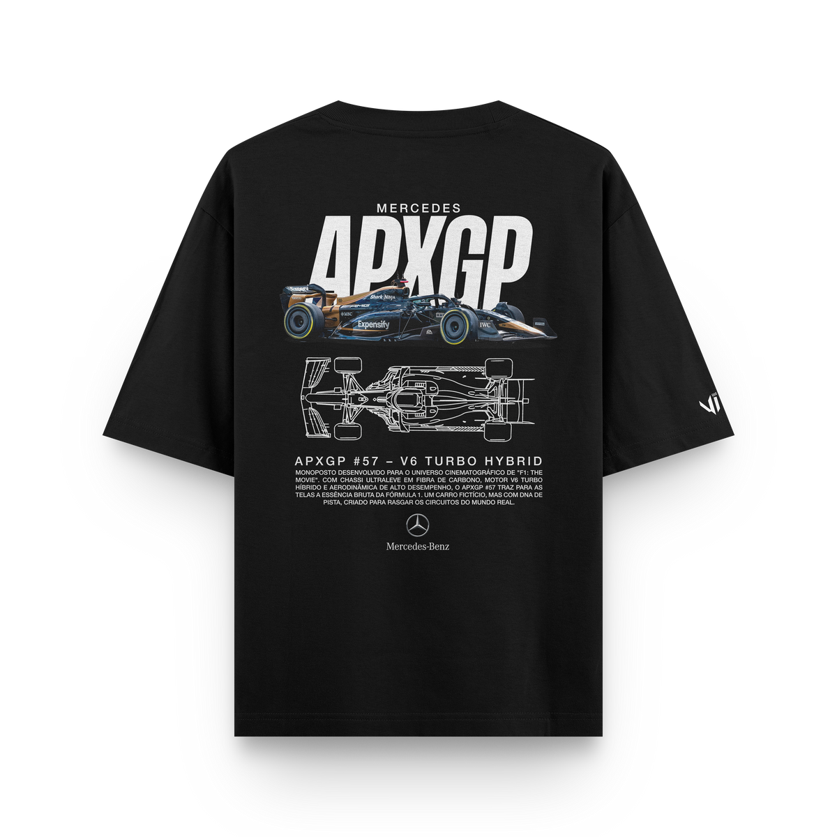 APXGP Mercedes F1 Oversized T-Shirt