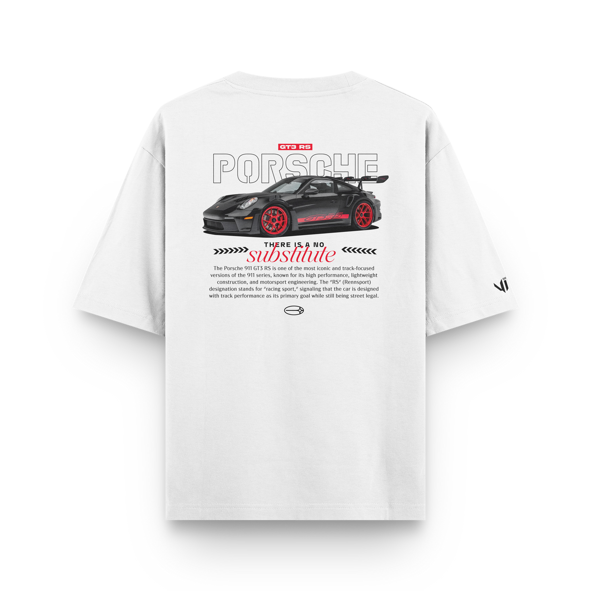 Porsche No Substitute Oversized T-Shirt