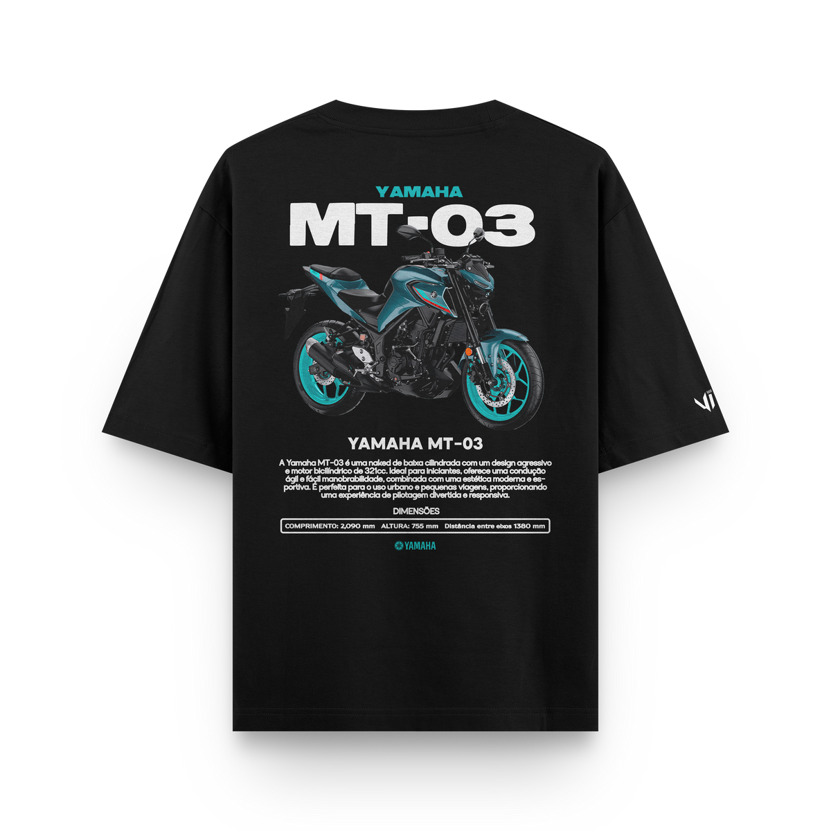 Yamaha MT03 Oversized T-Shirt