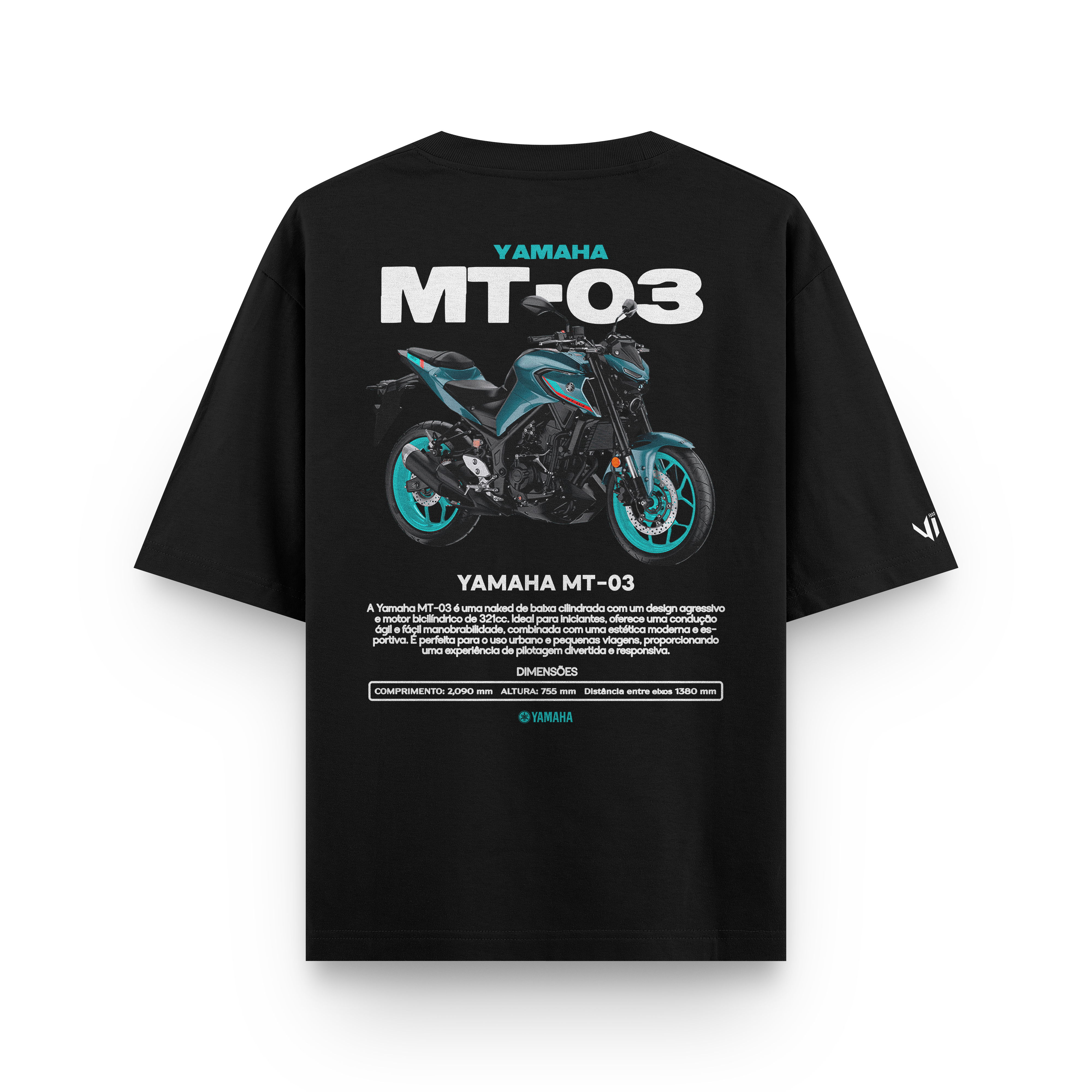 Yamaha MT03 Oversized Tee