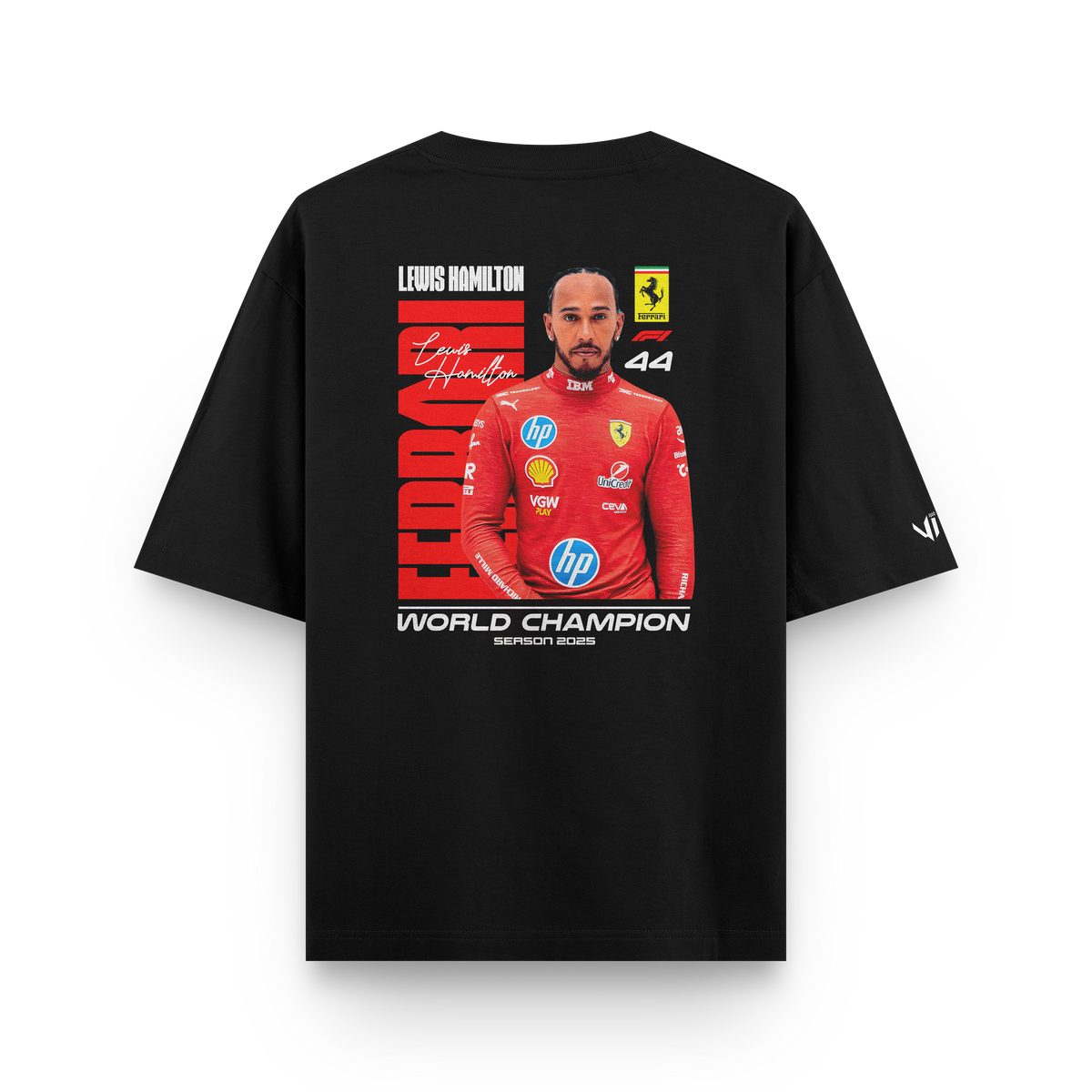 Lewis Hamilton World Champion Oversized T-Shirt