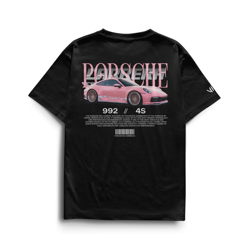 Porsche Carrera Pink T-Shirt