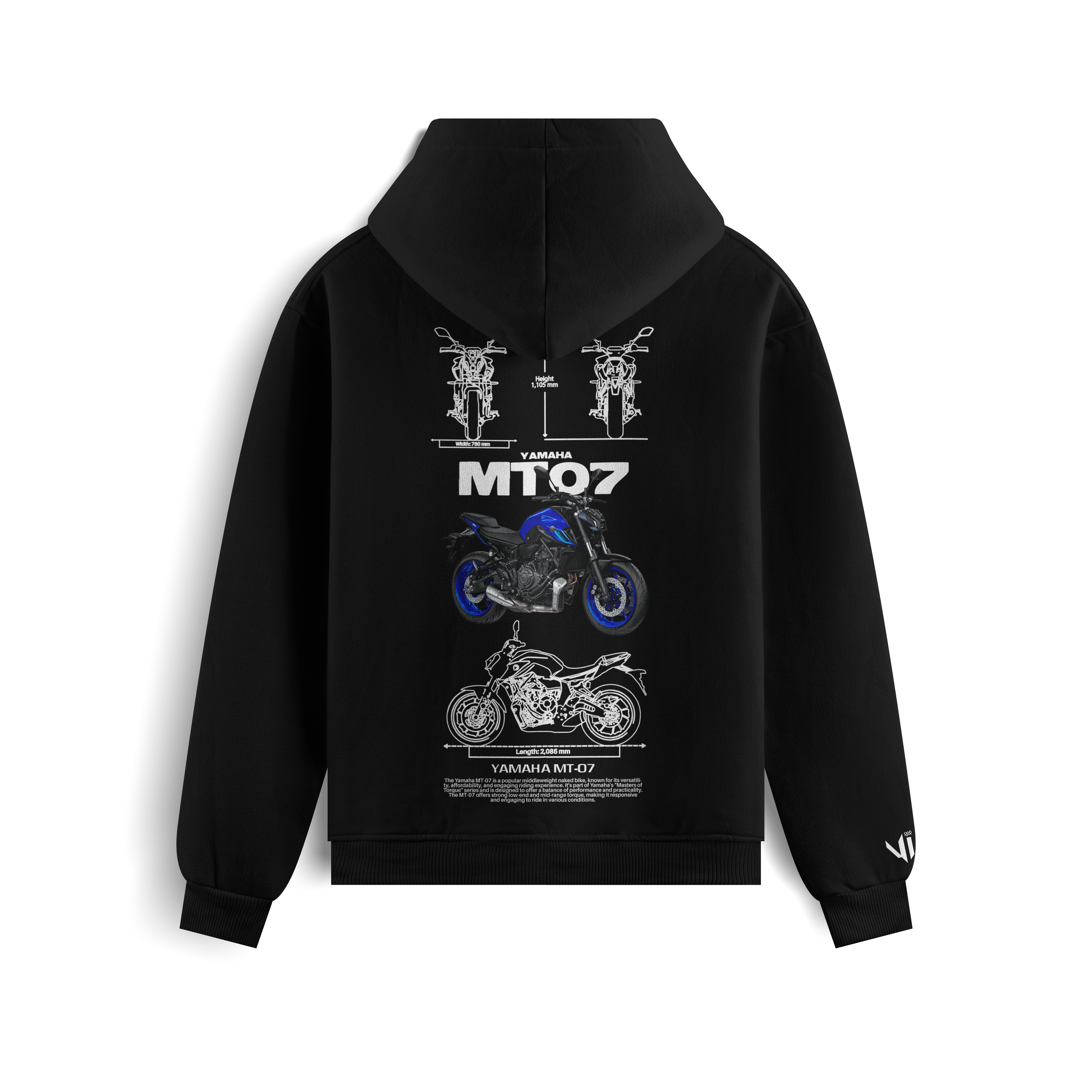 Yamaha MT07 Hoodie