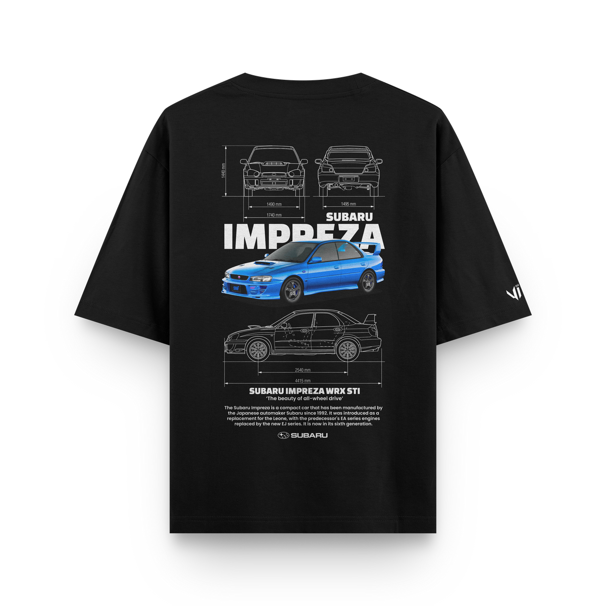 Subaru Impreza Oversized T-Shirt