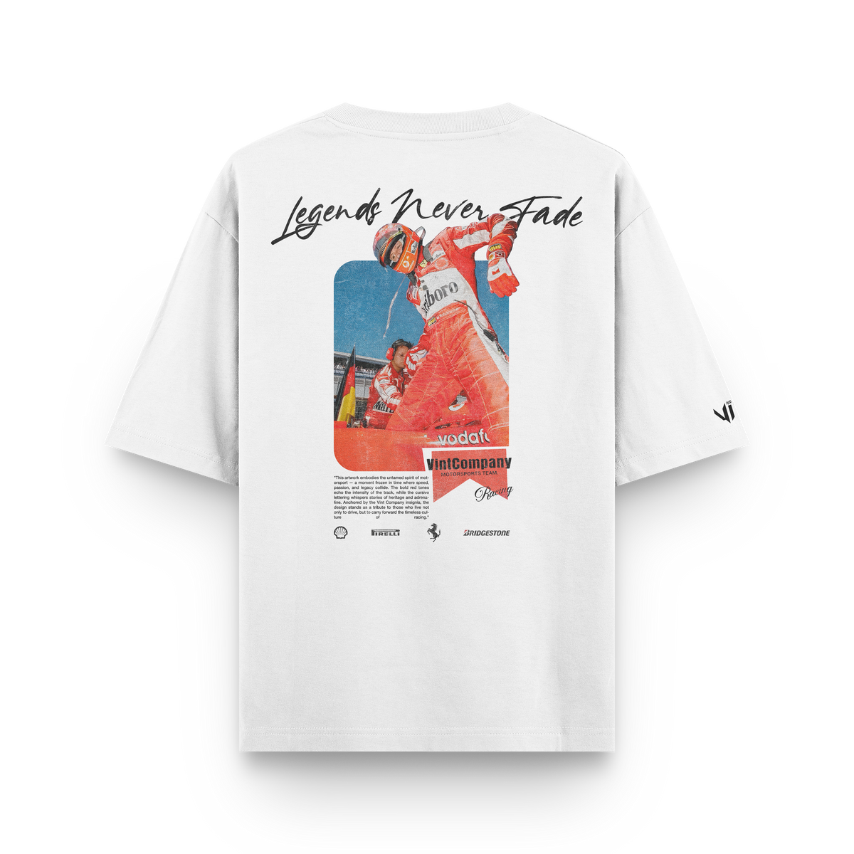 Legends Never Fade Oversized T-Shirt