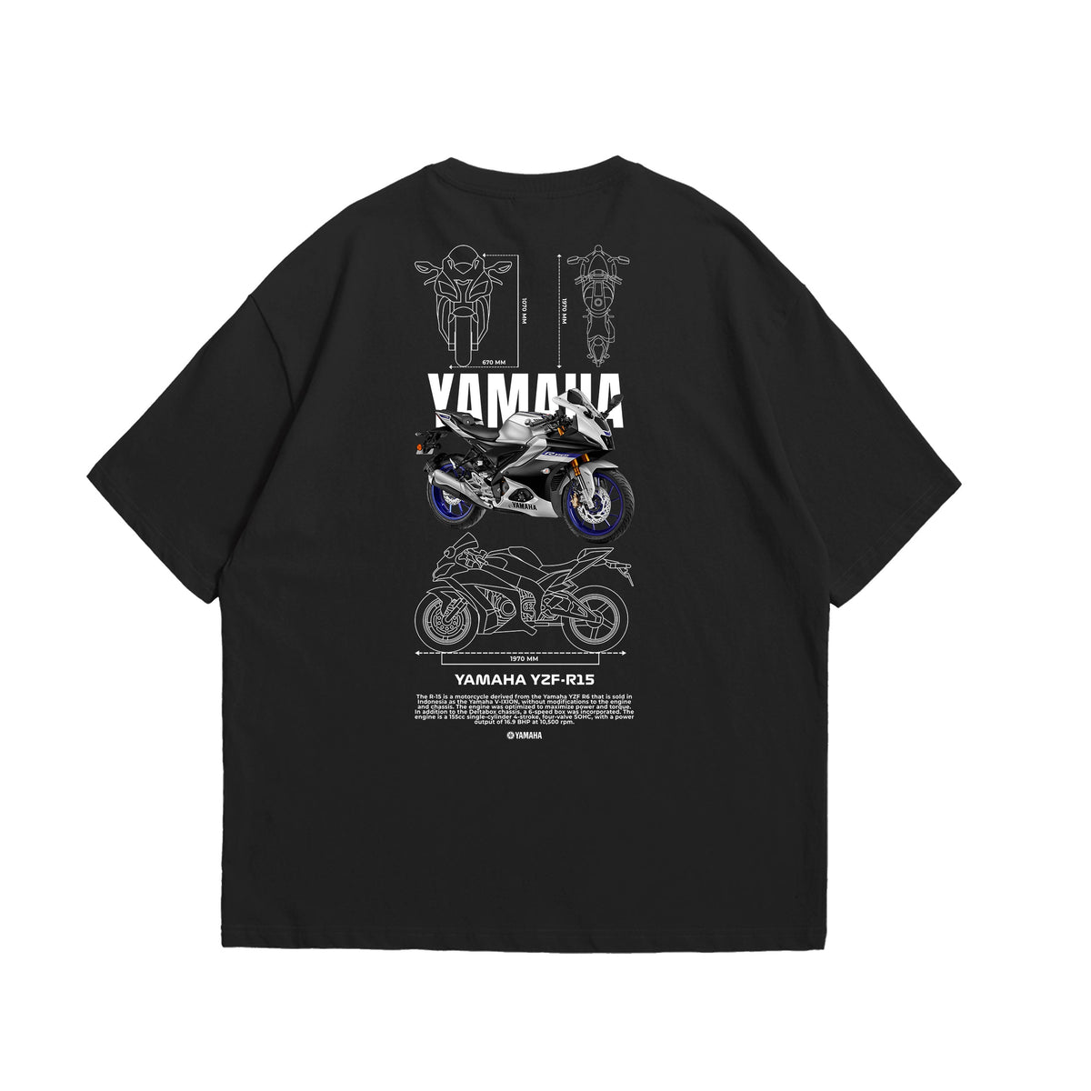 Yamaha Y2F-R15 Oversized T-Shirt