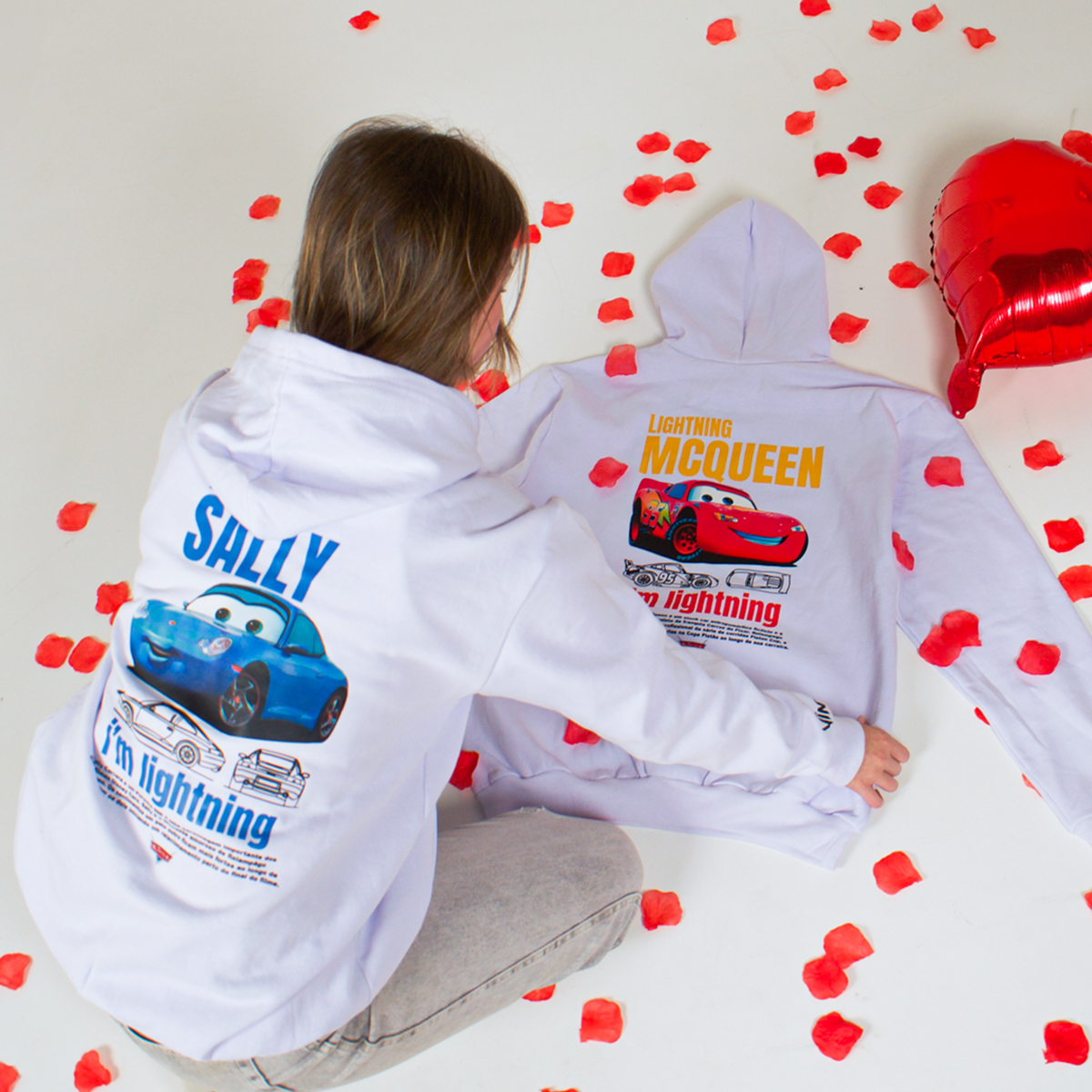 Mcqueen and Sally Couple's Sweatshirt
