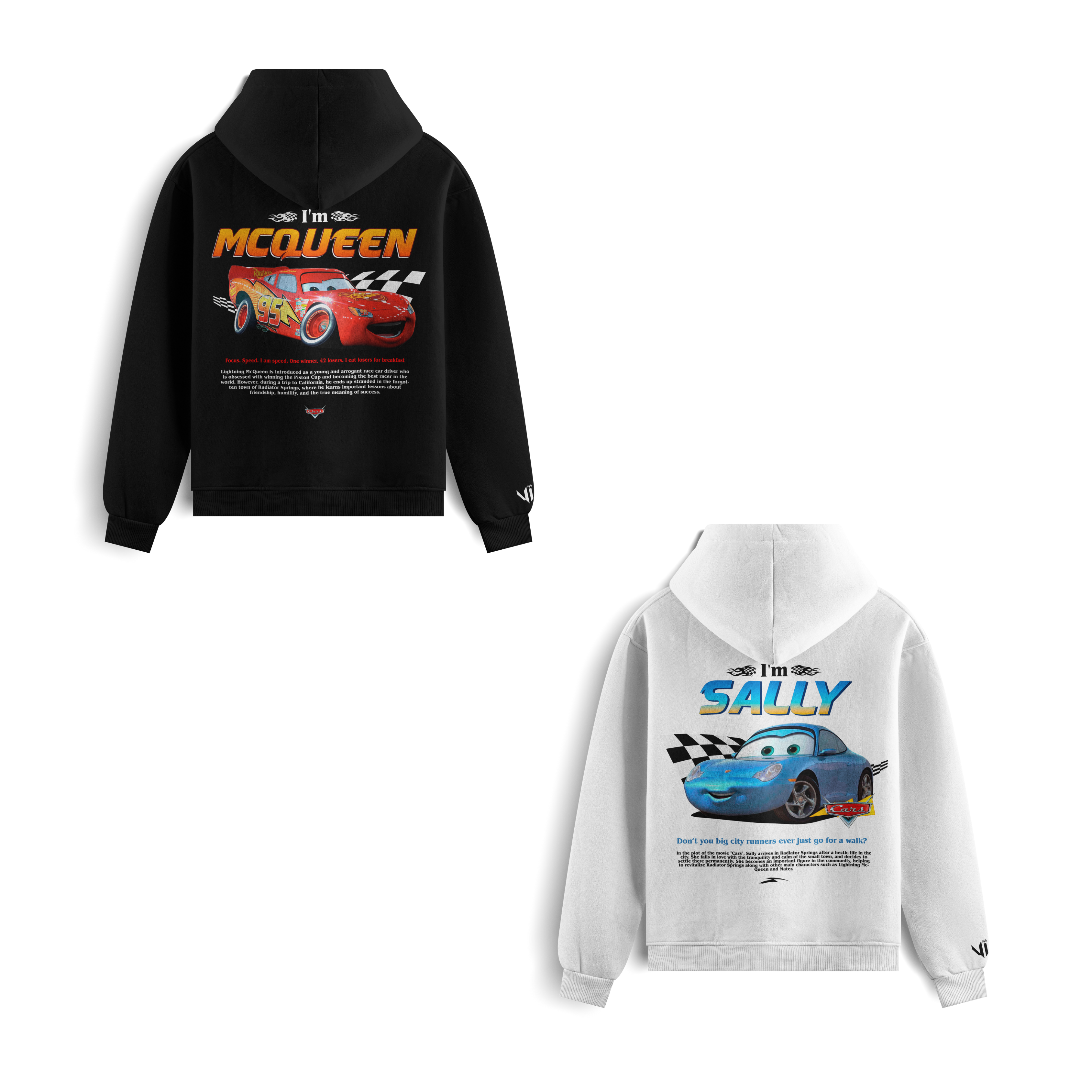 I´m Mcqueen and I´m Sally Hoodies