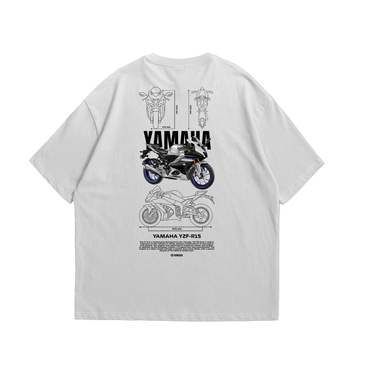 Yamaha Y2F-R15 Oversized T-Shirt